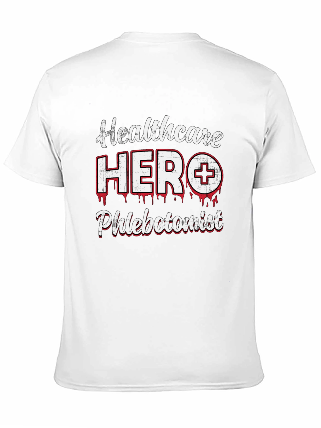 Healthcare Hero Phlebotomist Graphic T-Shirt