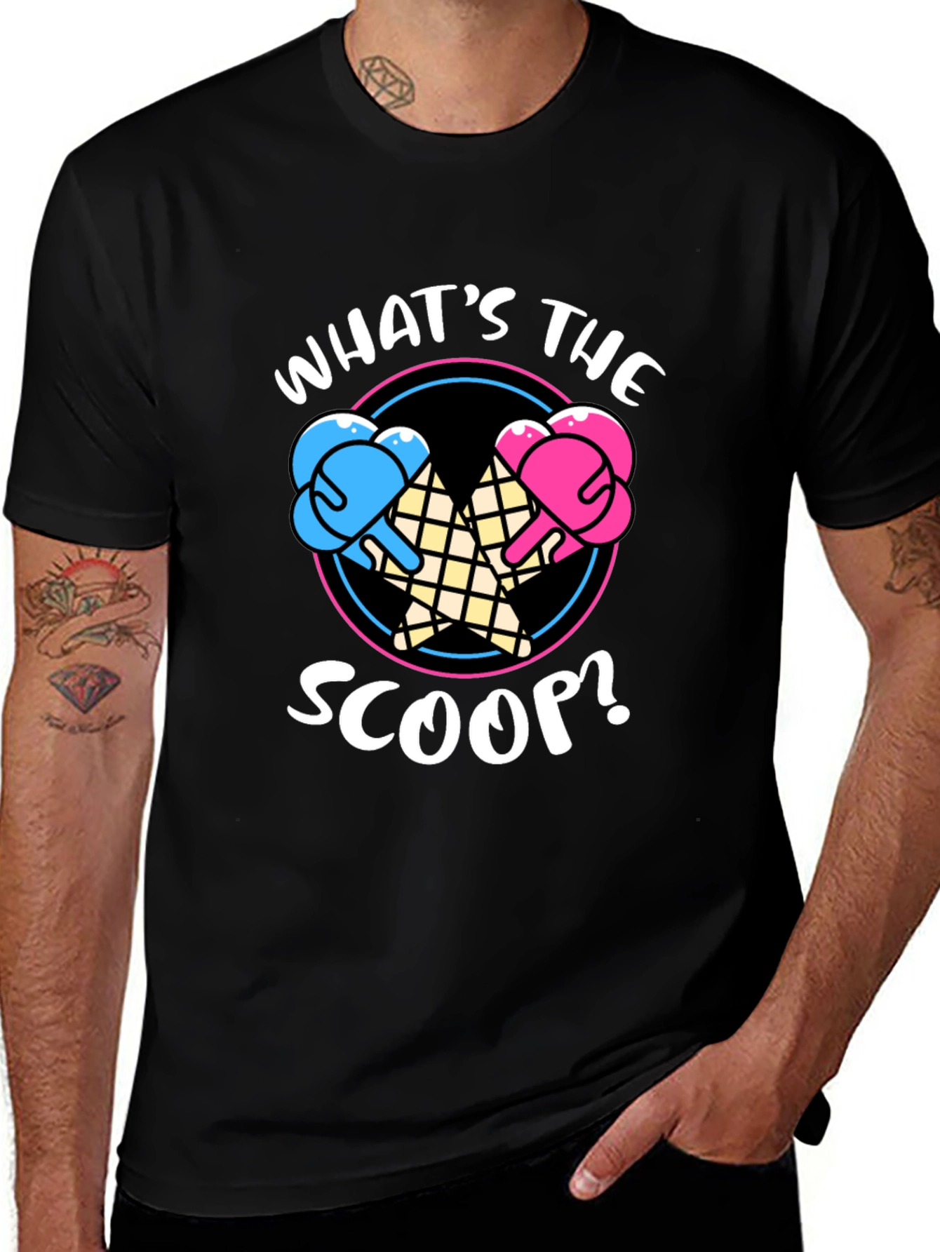 Whats The Scoop? Gender Reveal T-Shirt