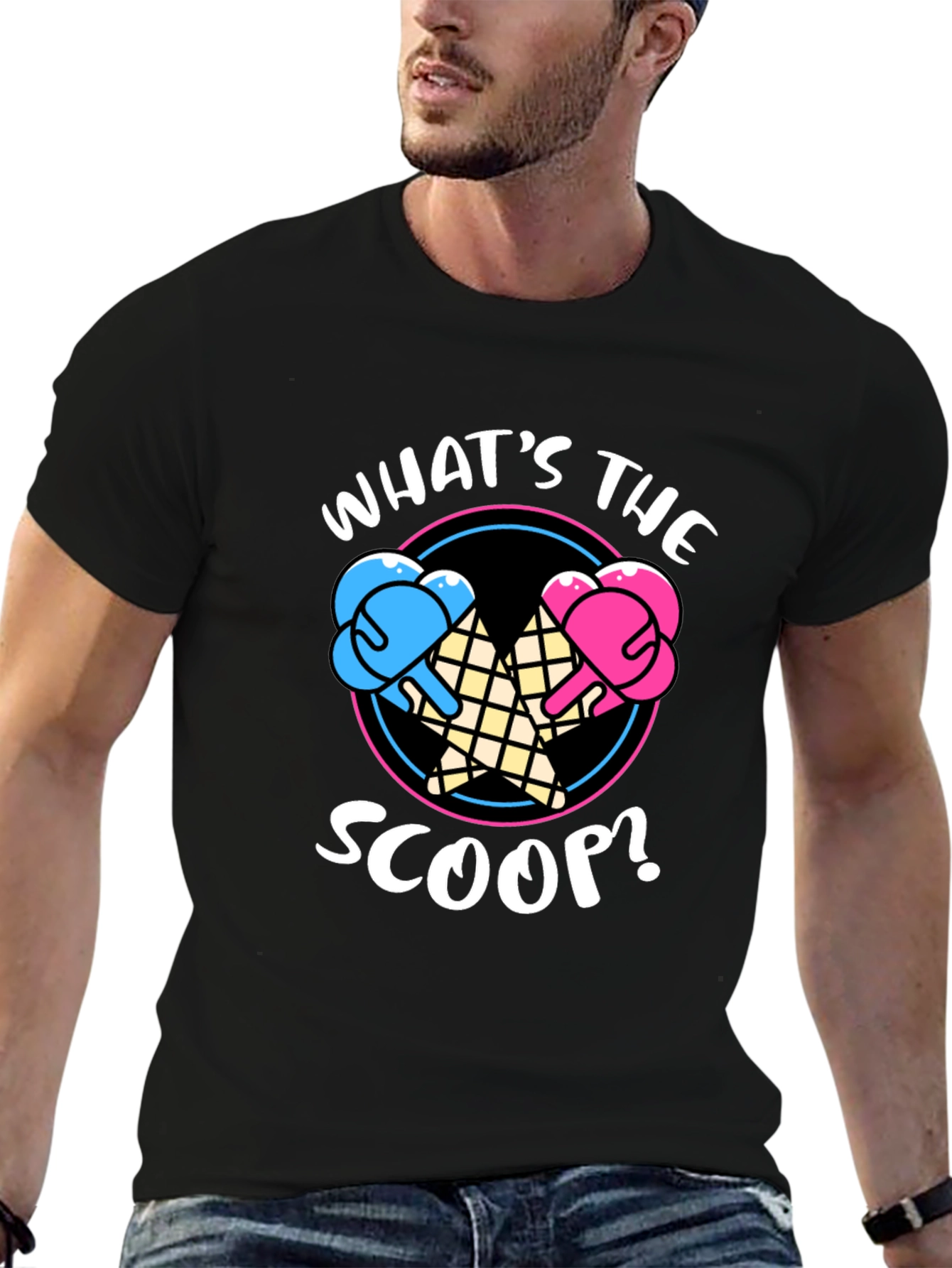 Whats The Scoop? Gender Reveal T-Shirt