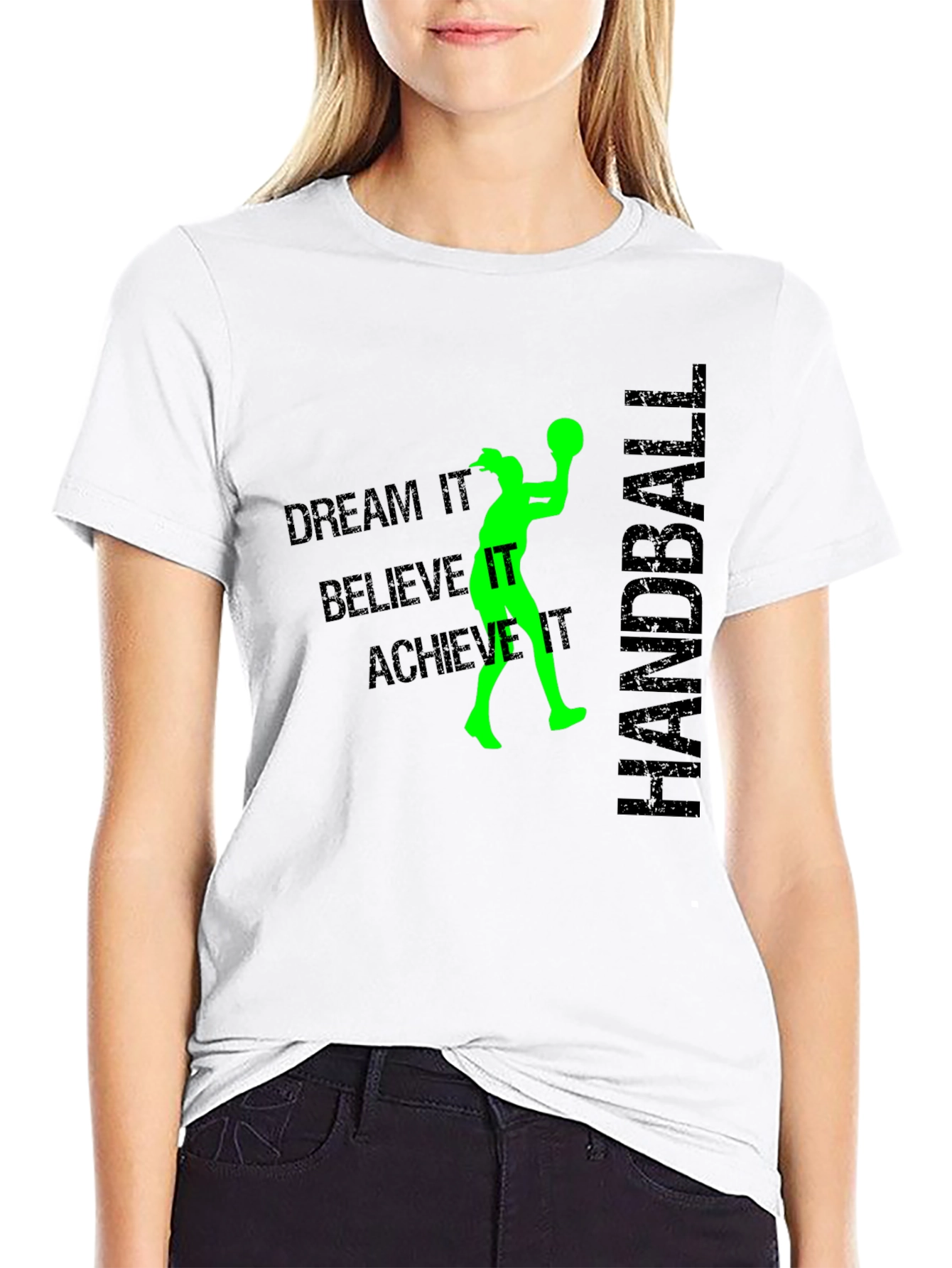 Handball Player Dream Achieve Graphic T-Shirt