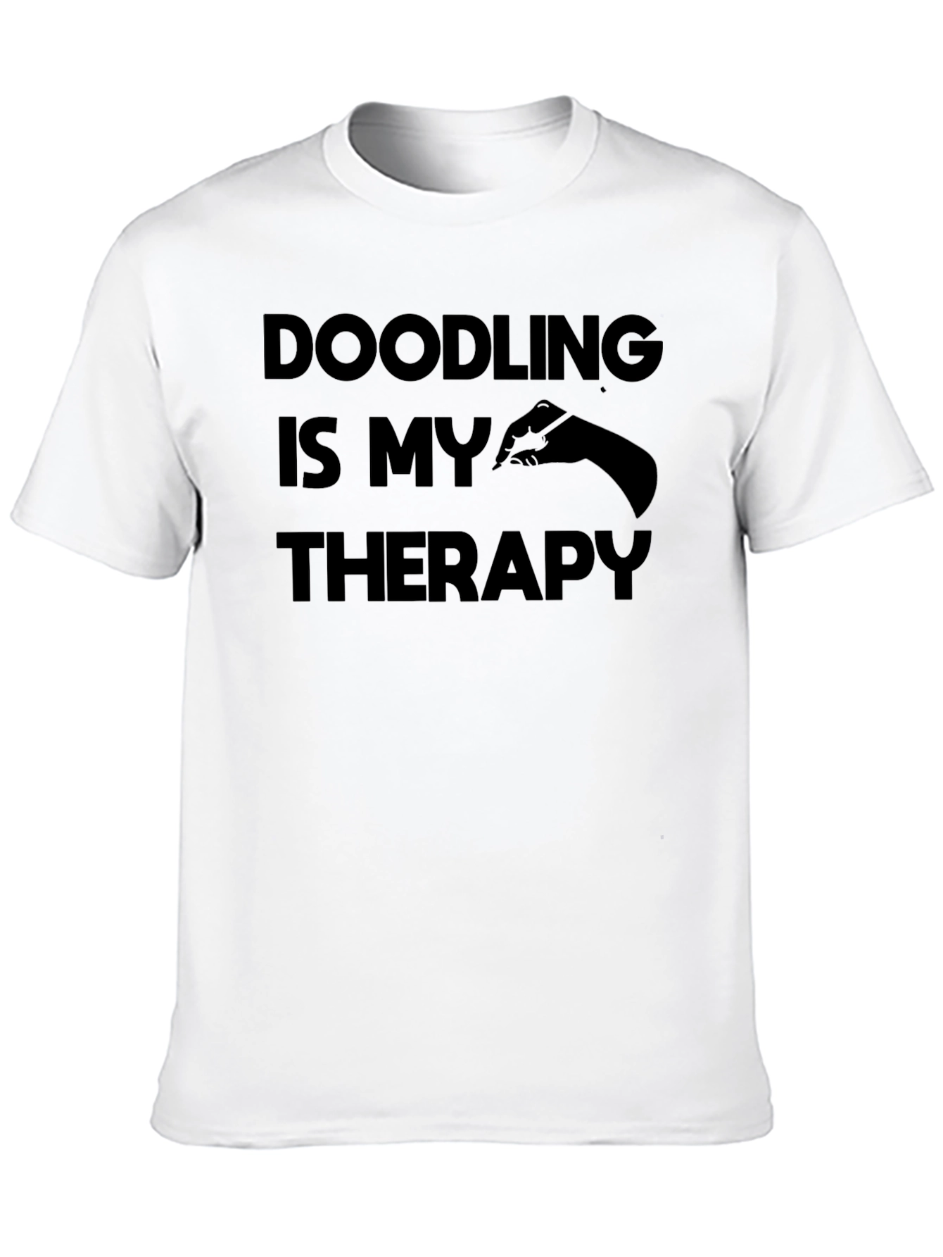 Doodling is My Therapy Graphic T-Shirt