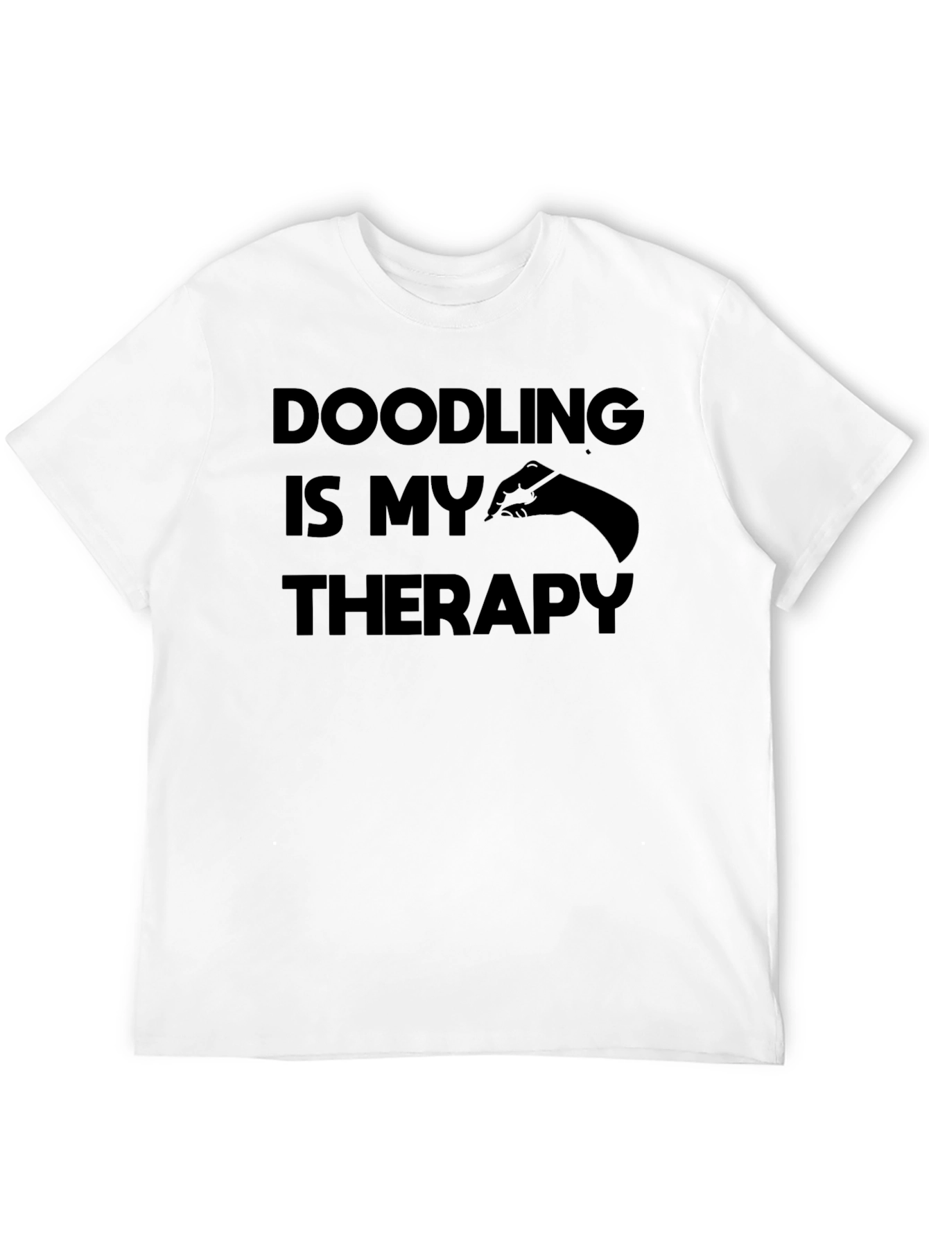 Doodling is My Therapy Graphic T-Shirt