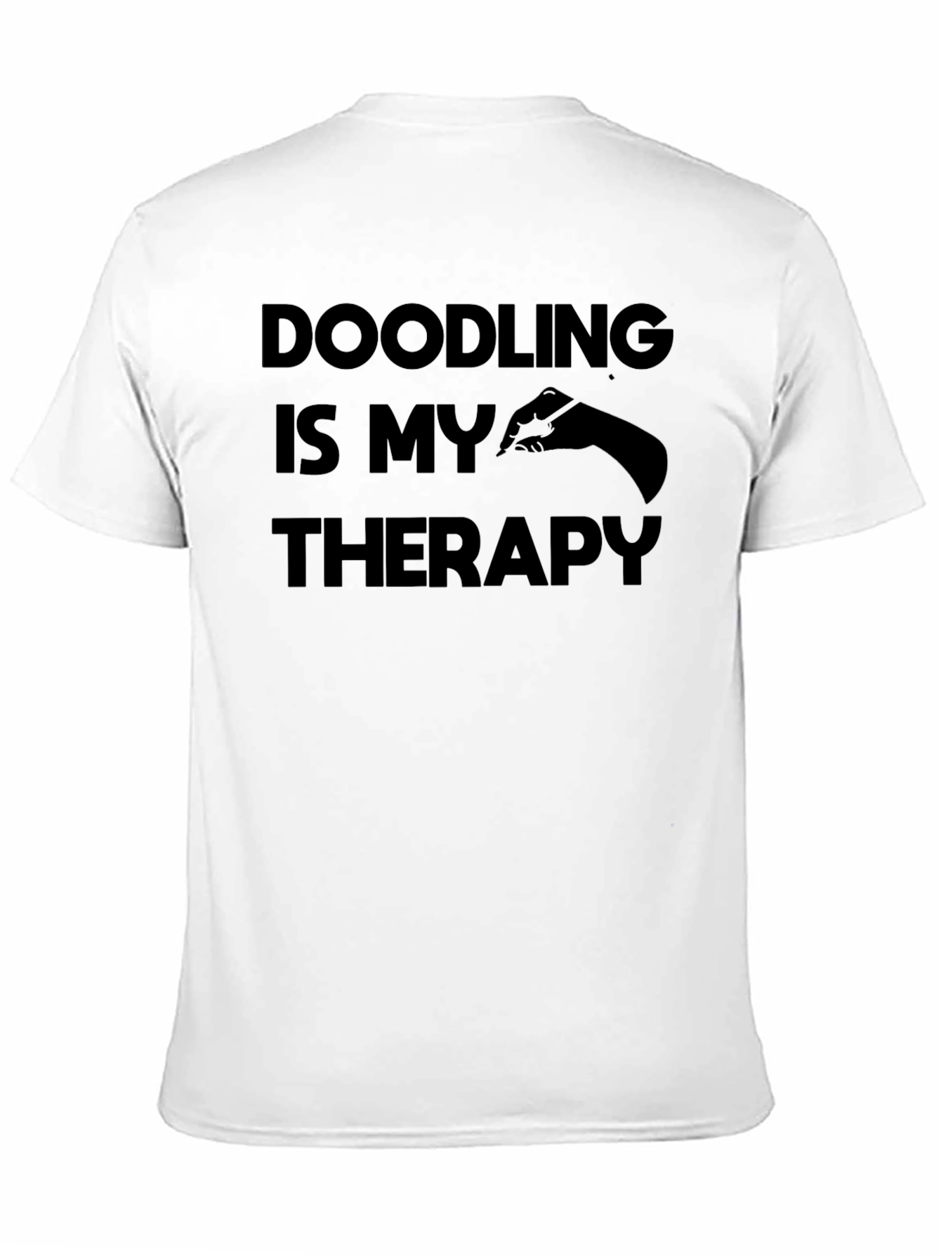 Doodling is My Therapy Graphic T-Shirt