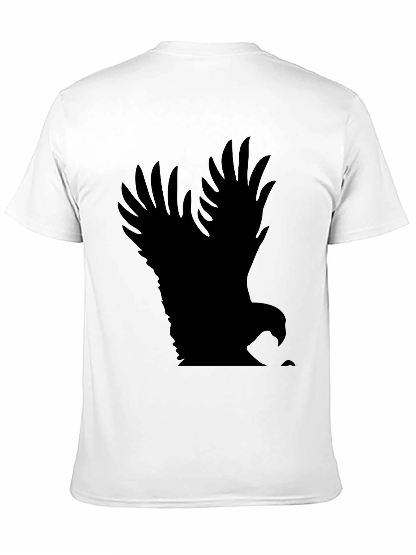Mens Black Eagle Graphic Tee