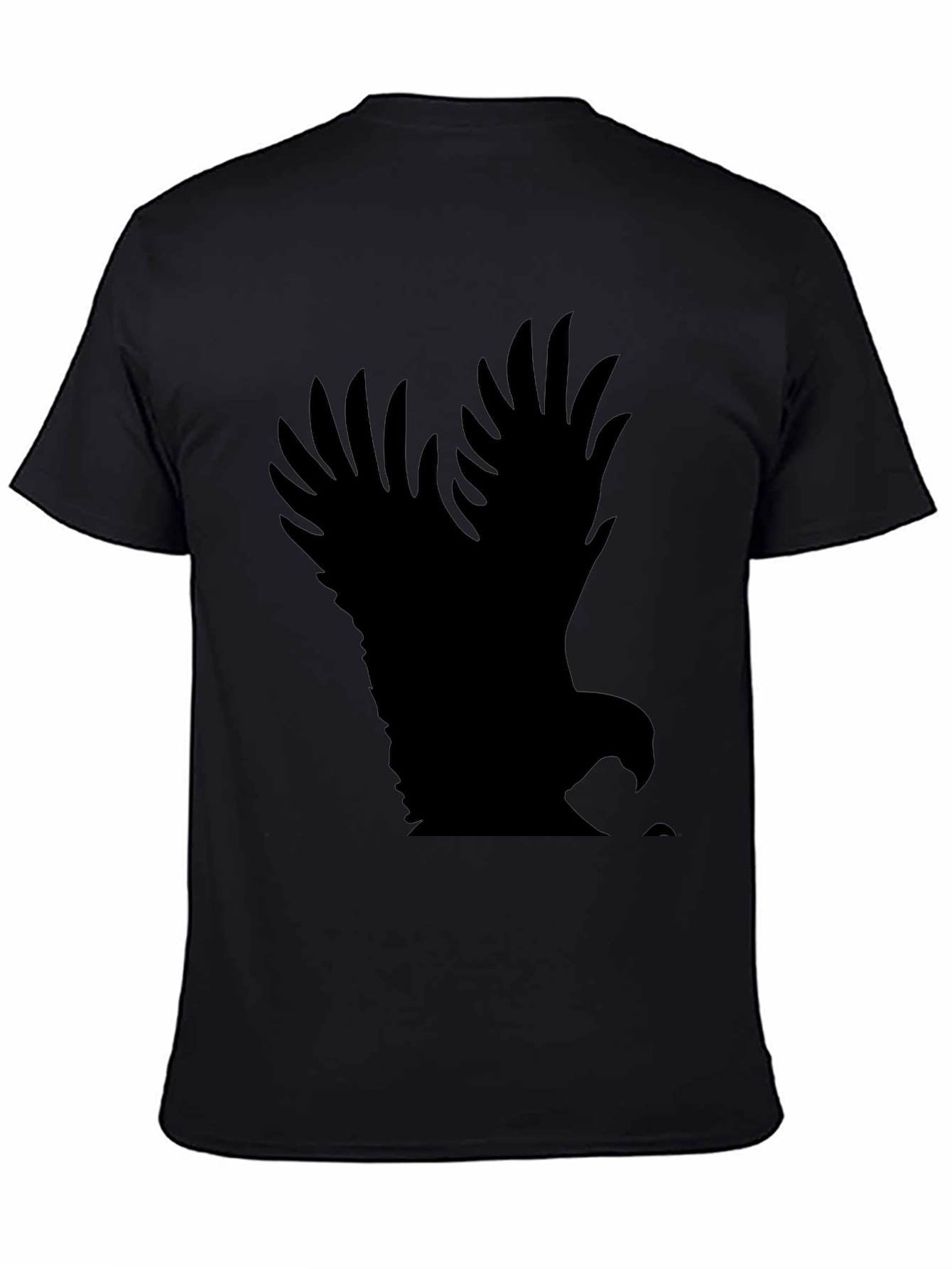 Mens Black Eagle Graphic Tee