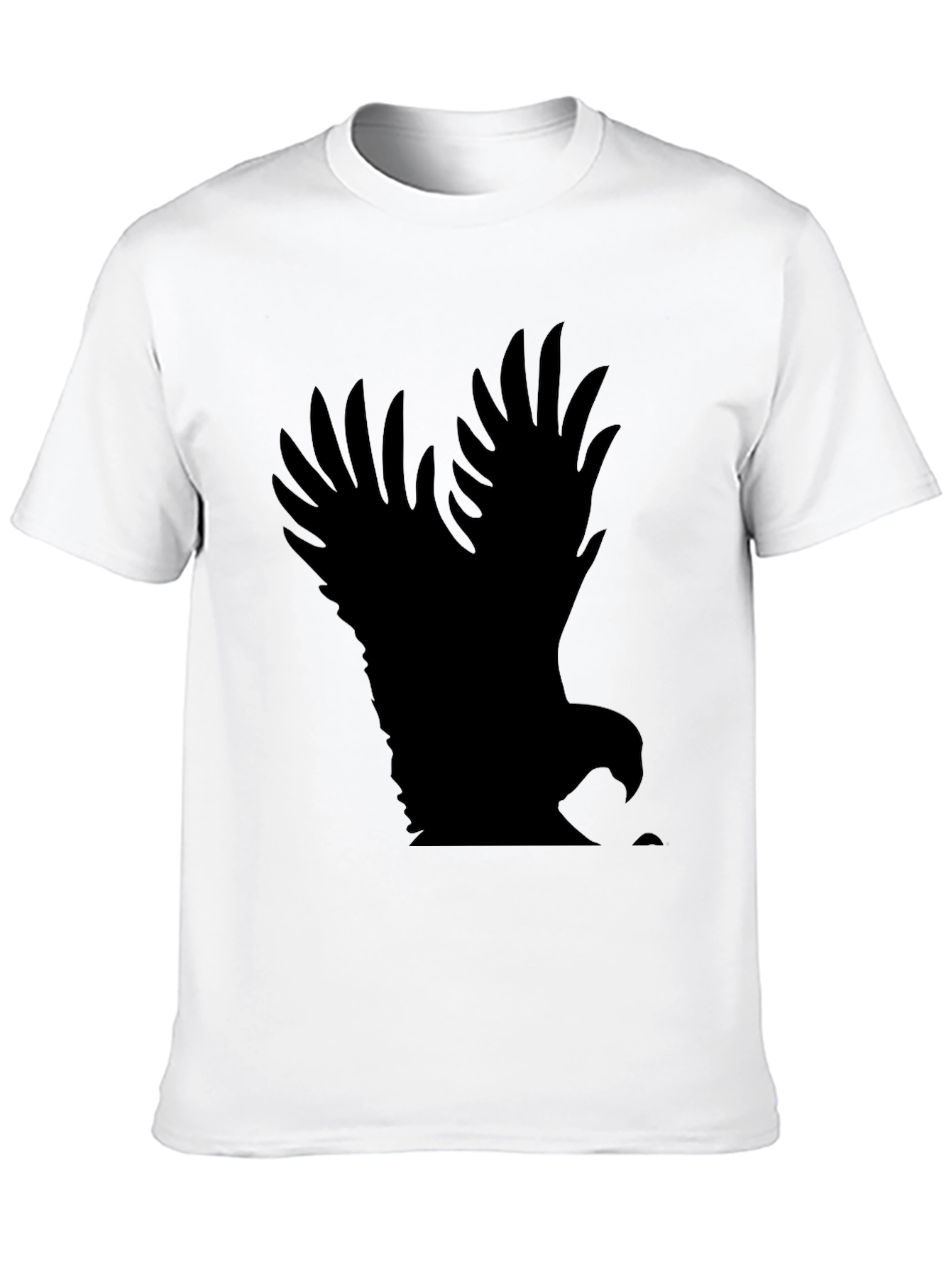 Mens Black Eagle Graphic Tee
