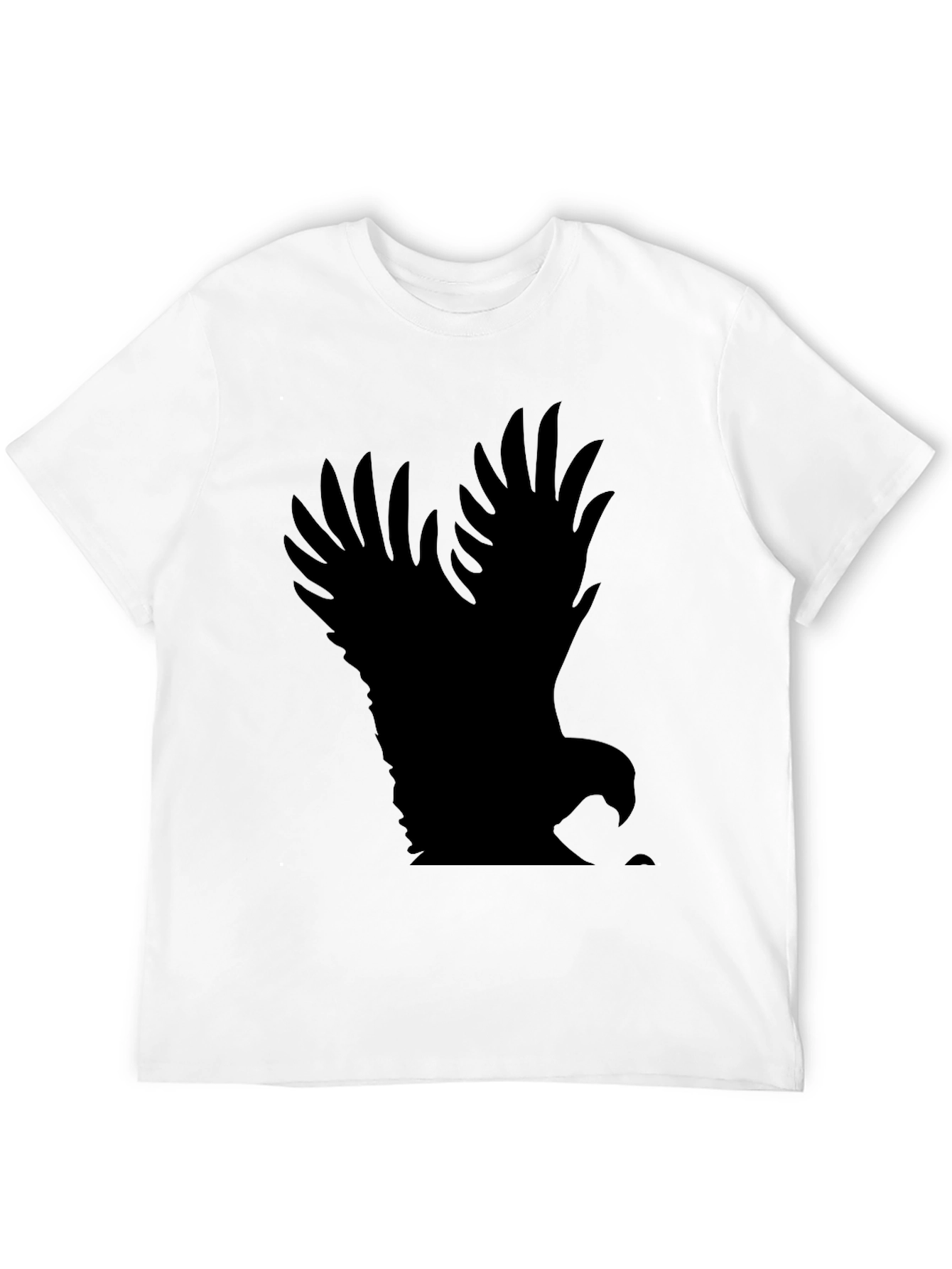 Mens Black Eagle Graphic Tee