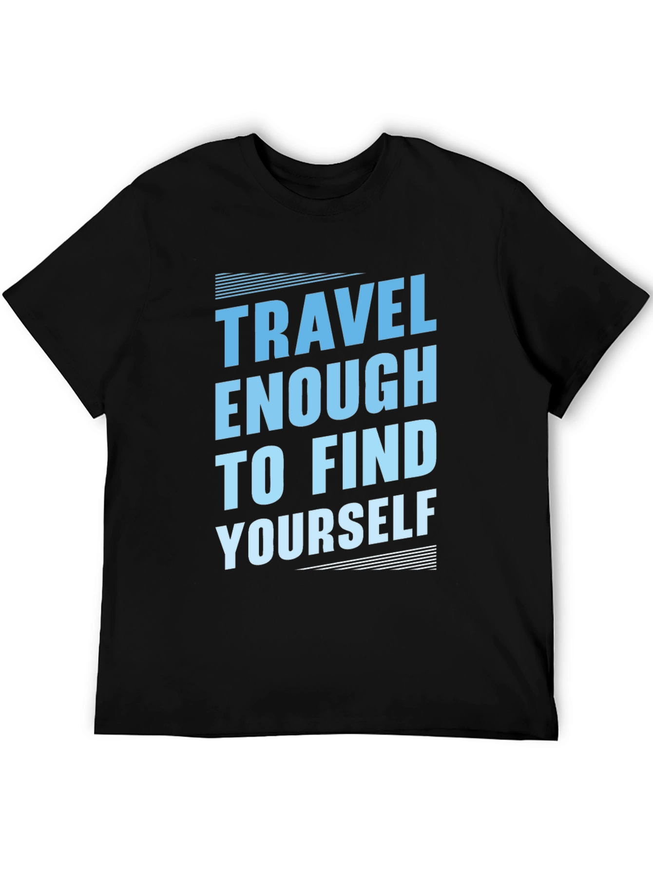 Travel to Find Yourself T-Shirt - Black