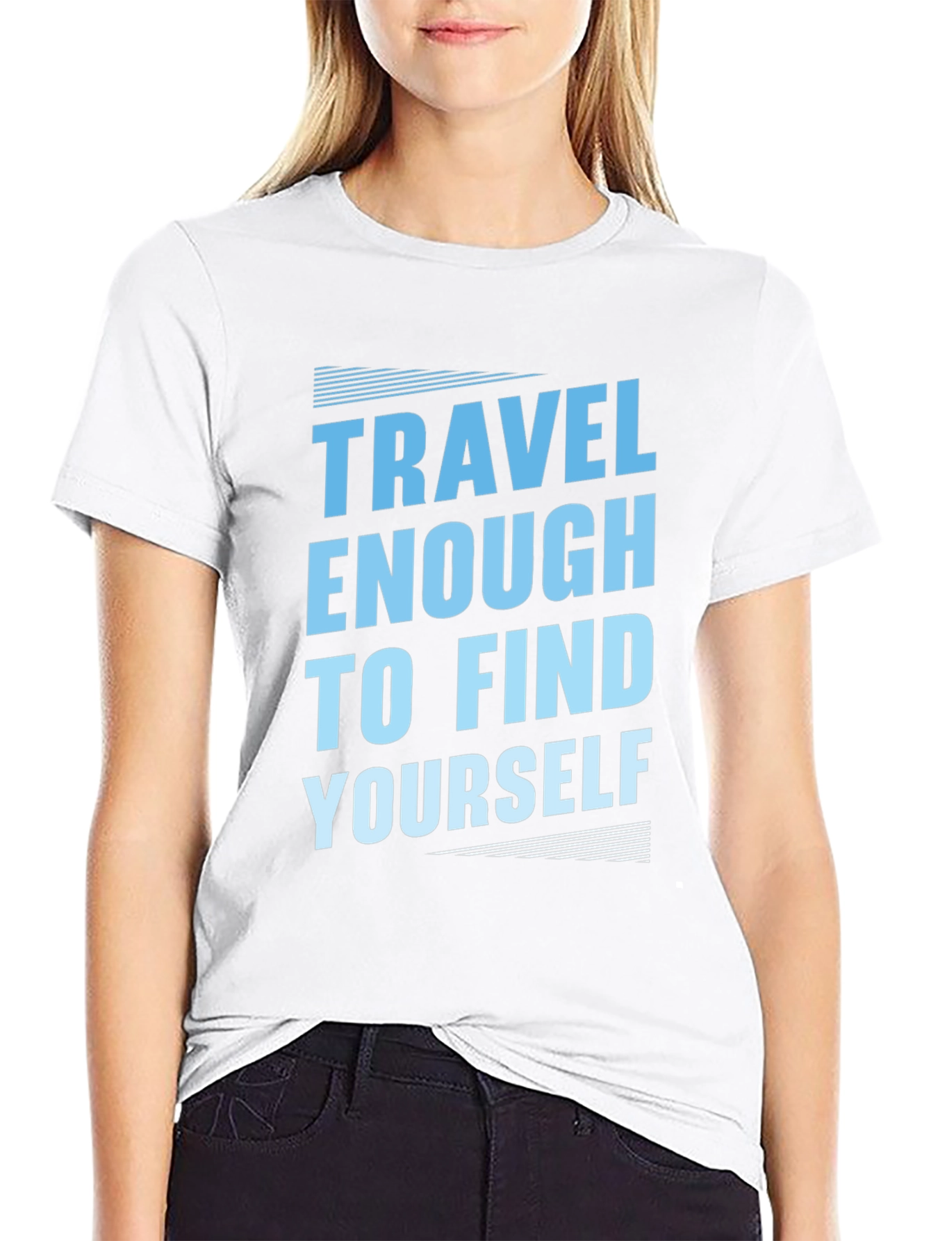 Travel to Find Yourself T-Shirt - Black