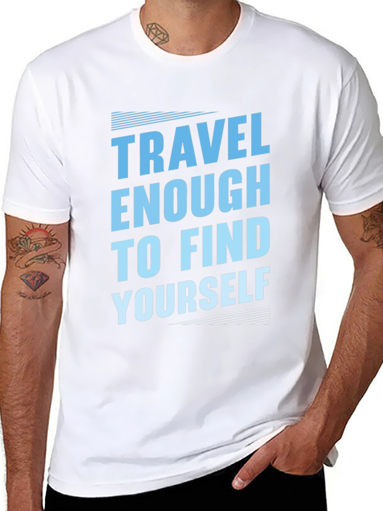 Travel to Find Yourself T-Shirt - Black