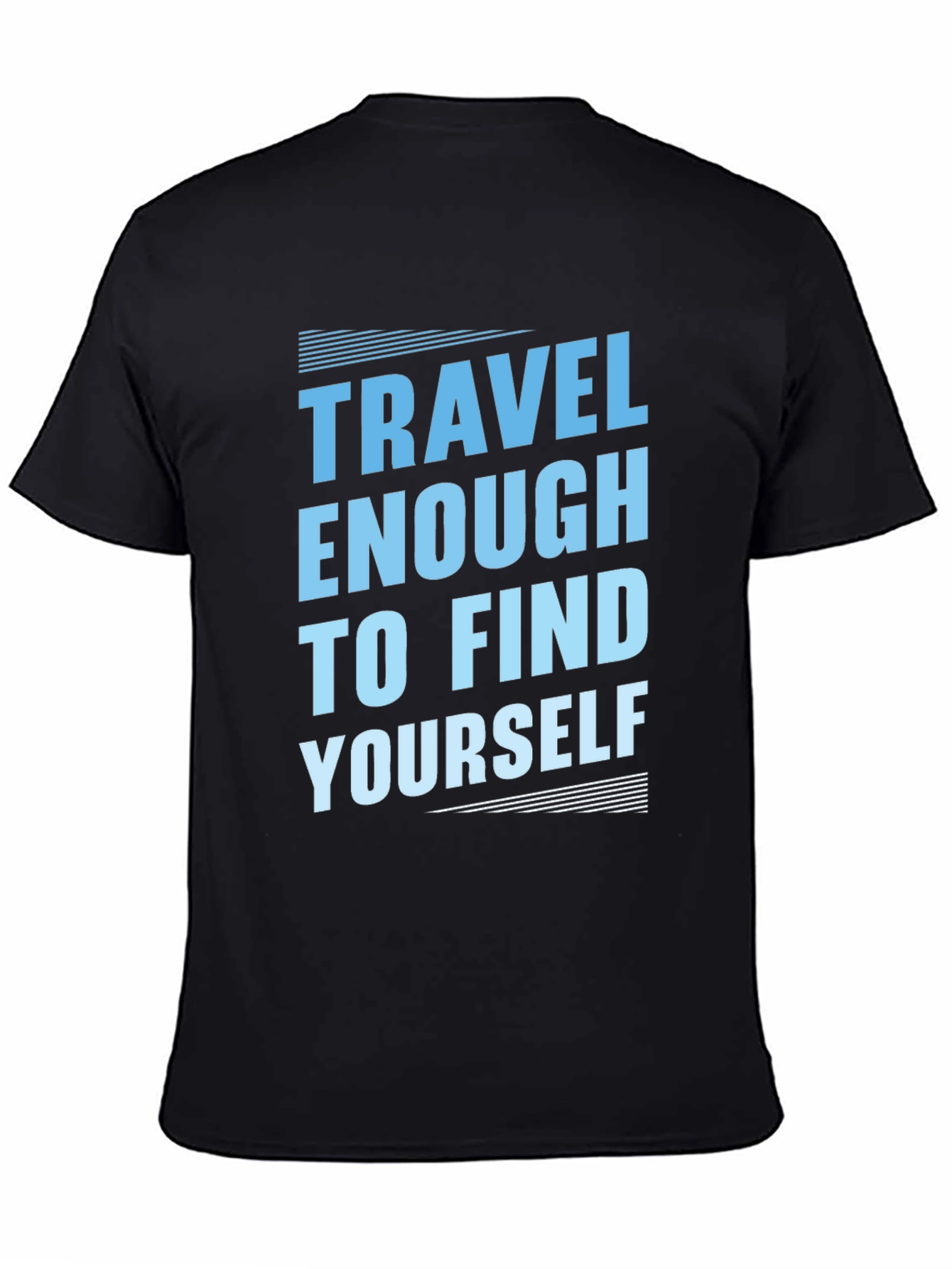 Travel to Find Yourself T-Shirt - Black