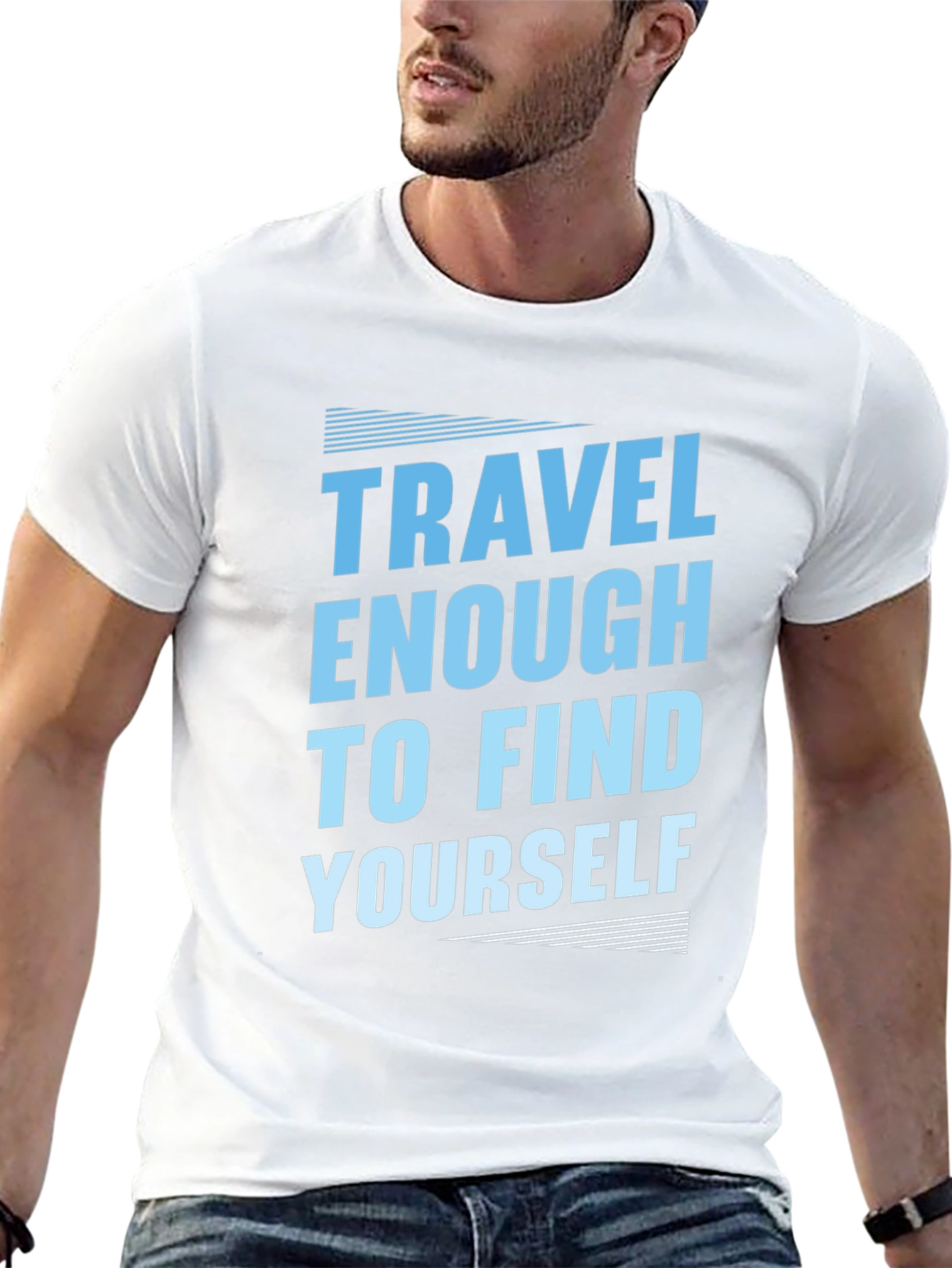 Travel to Find Yourself T-Shirt - Black
