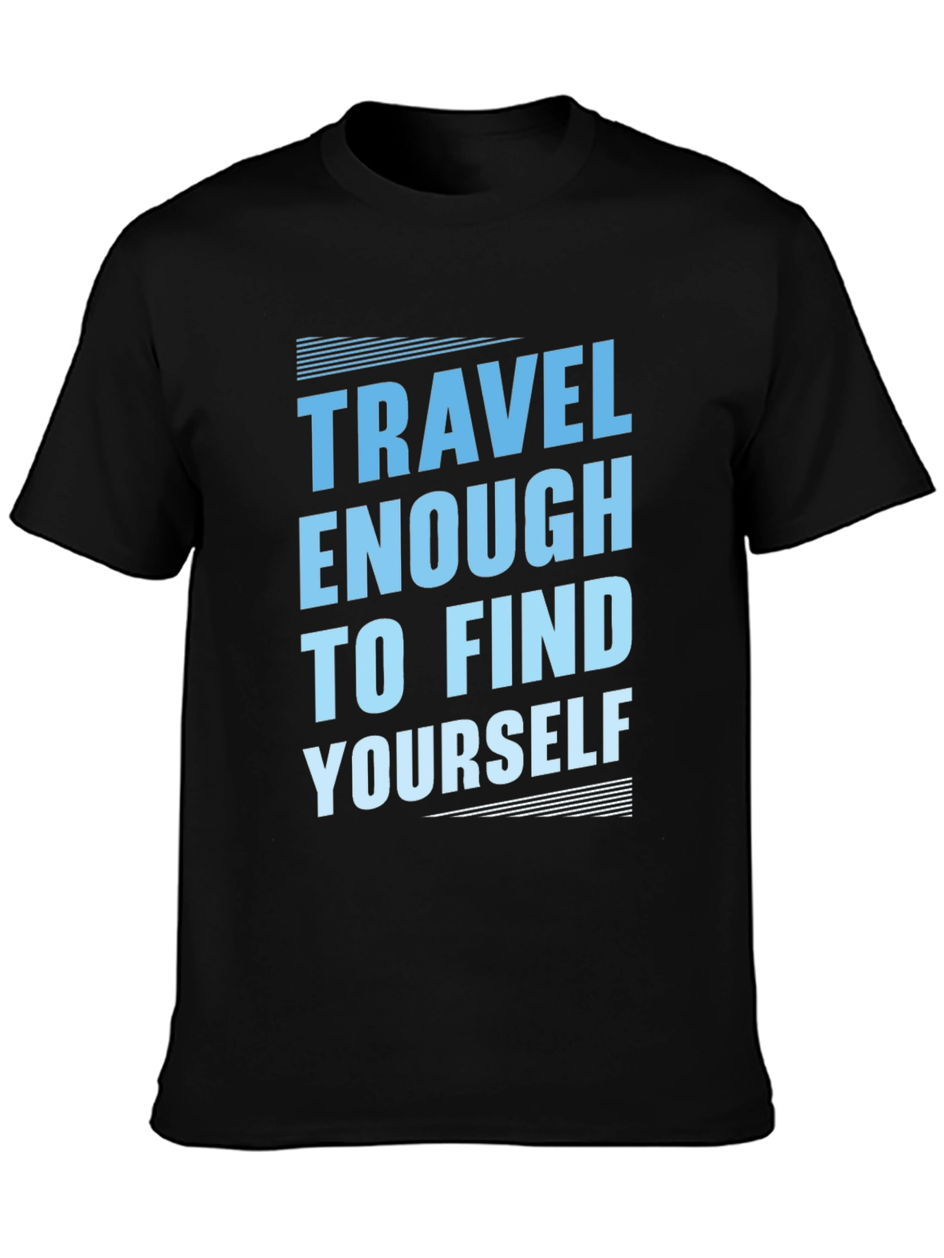 Travel to Find Yourself T-Shirt - Black