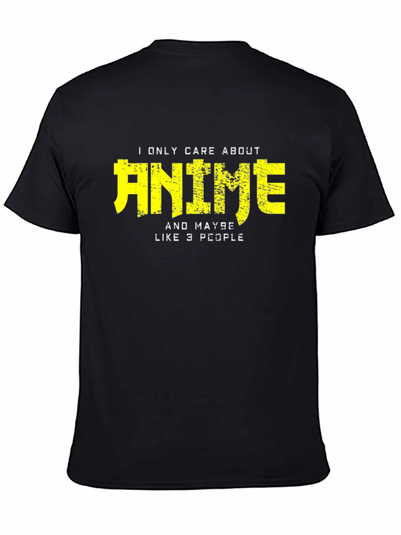 Anime Lover T-Shirt - Black Cotton Blend Tee