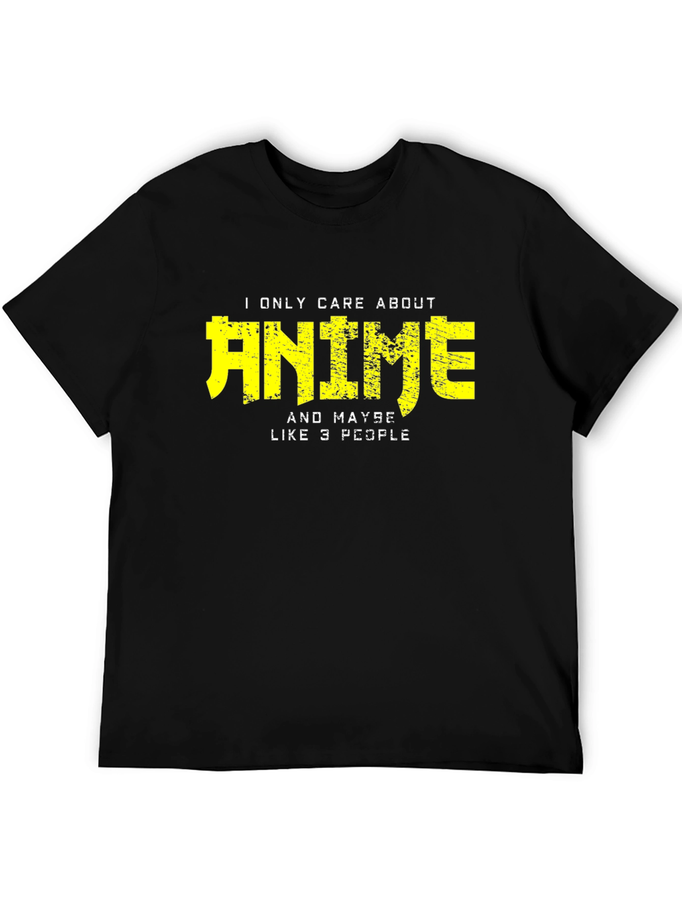 Anime Lover T-Shirt - Black Cotton Blend Tee