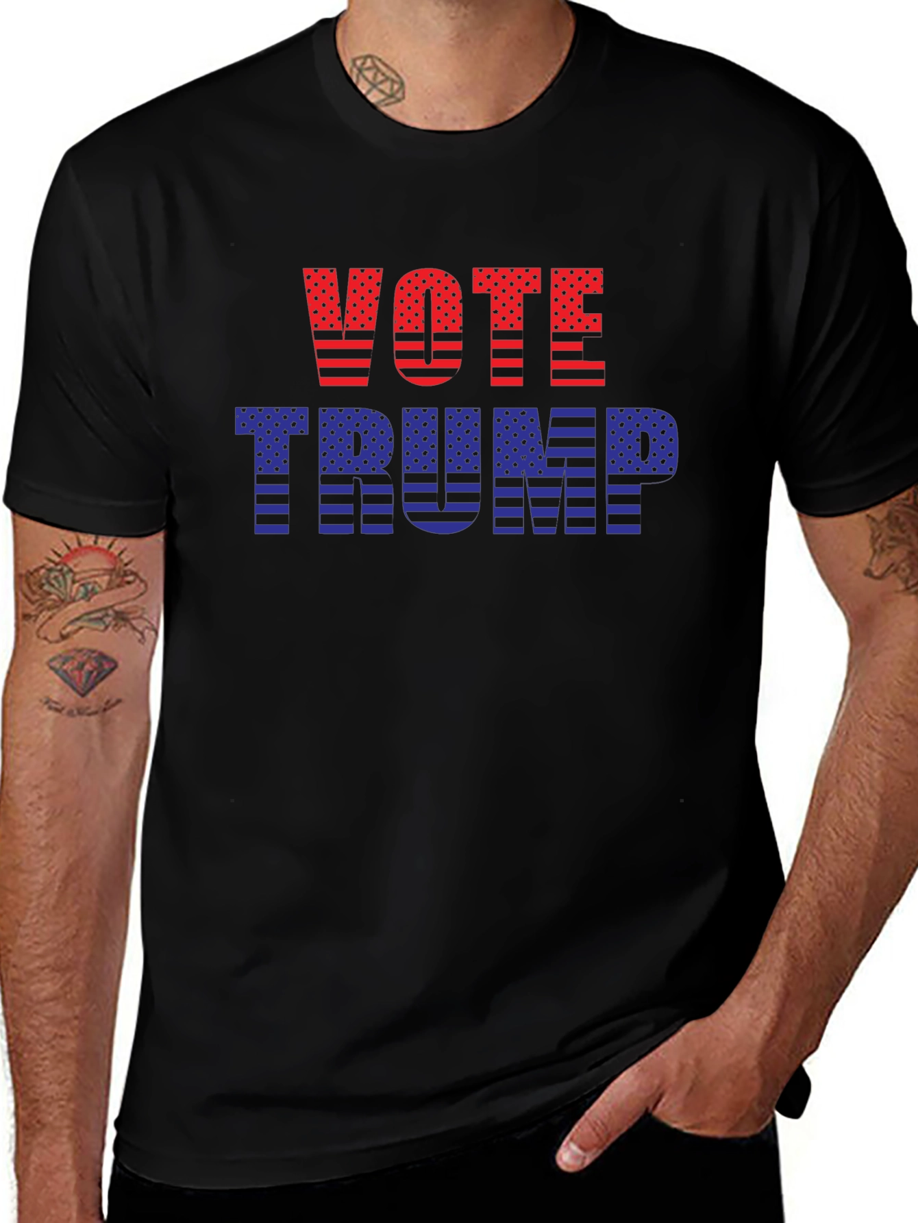 Vote Trump T-Shirt - Patriotic Election Tee