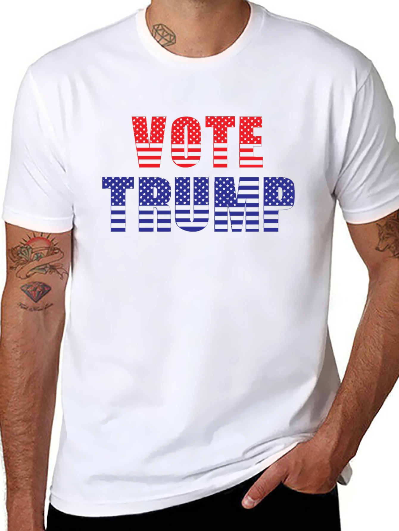 Vote Trump T-Shirt - Patriotic Election Tee