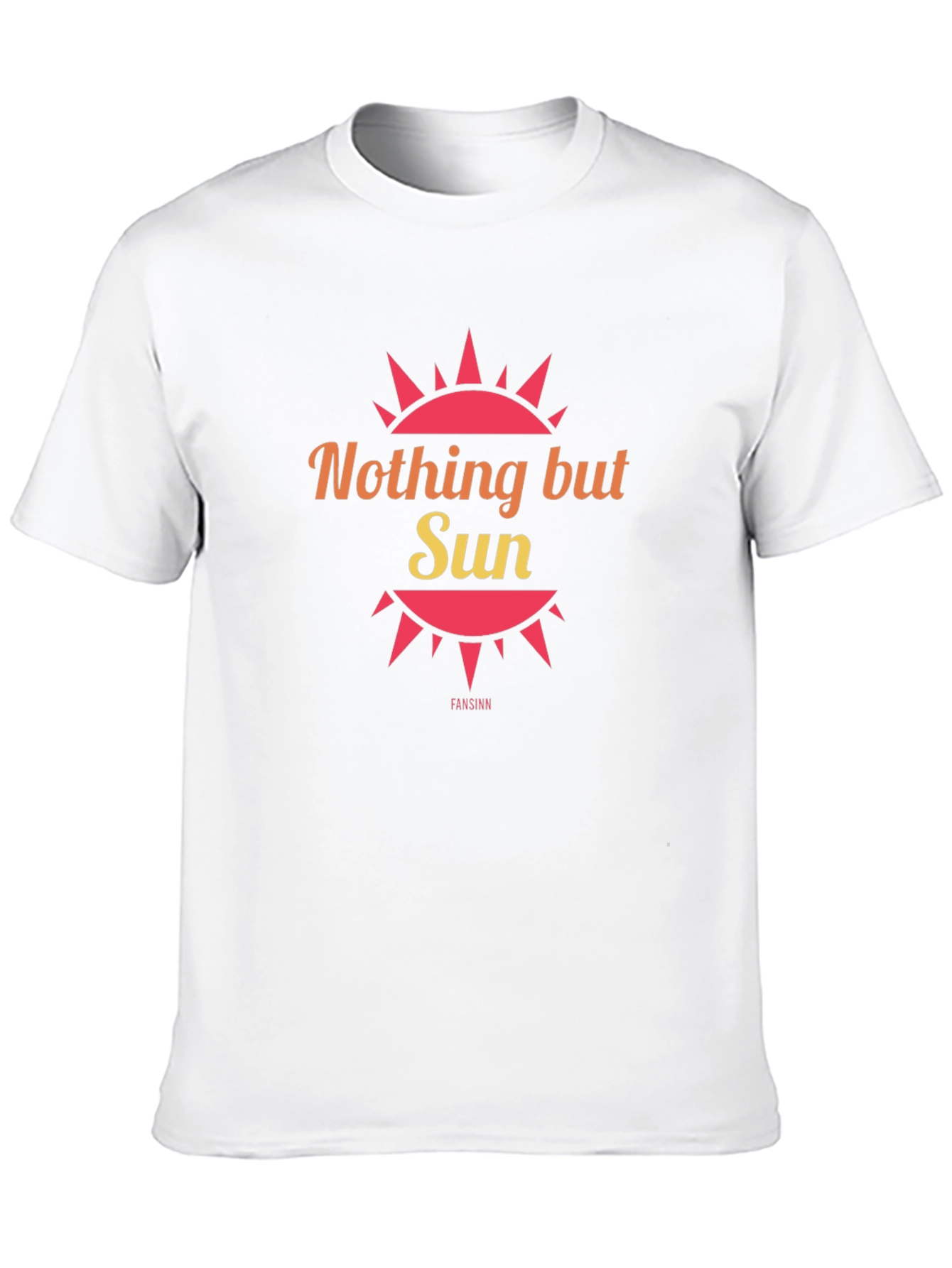 Nothing But Sun Graphic Tee - Black Cotton T-Shirt