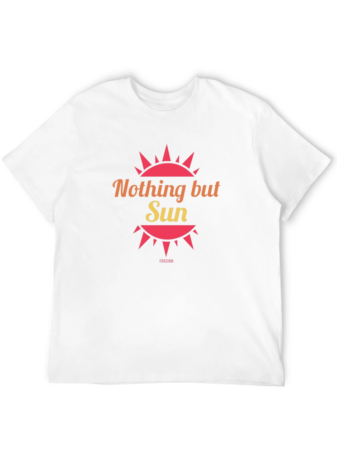 Nothing But Sun Graphic Tee - Black Cotton T-Shirt