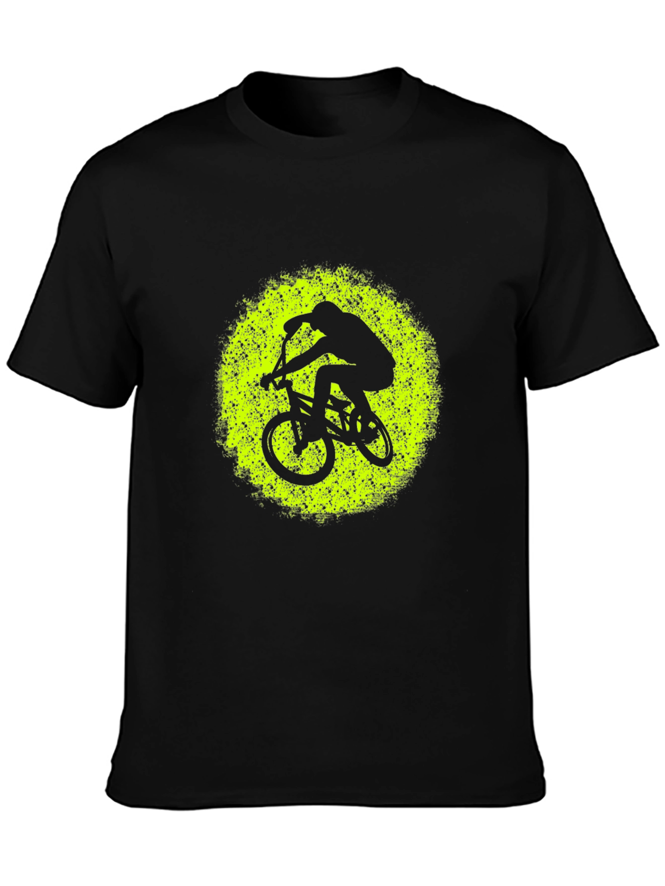 BMX Rider Graphic Tee - Black Cotton
