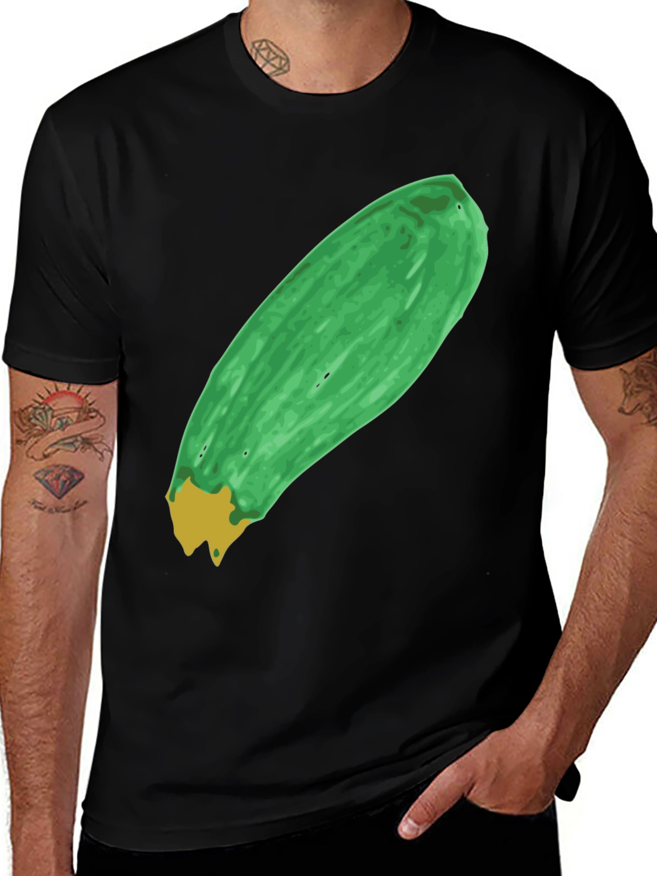 Zucchini Graphic Tee - Quirky & Comfortable