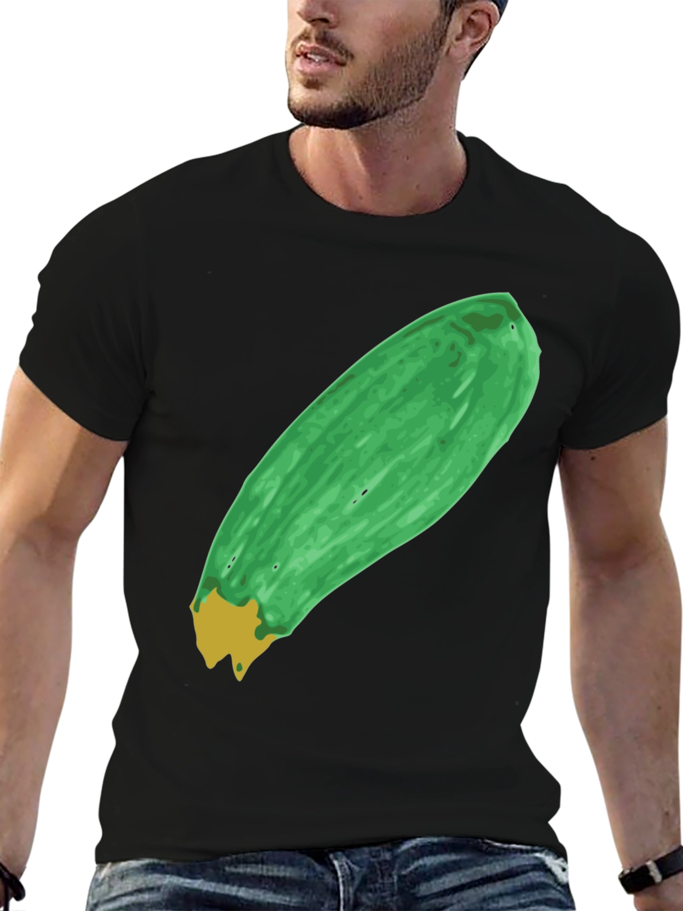 Zucchini Graphic Tee - Quirky & Comfortable