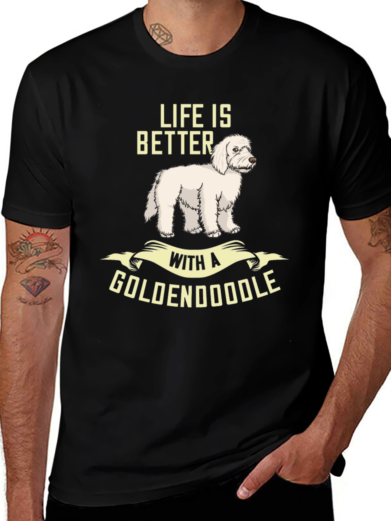 Life is Better with a Goldendoodle T-Shirt