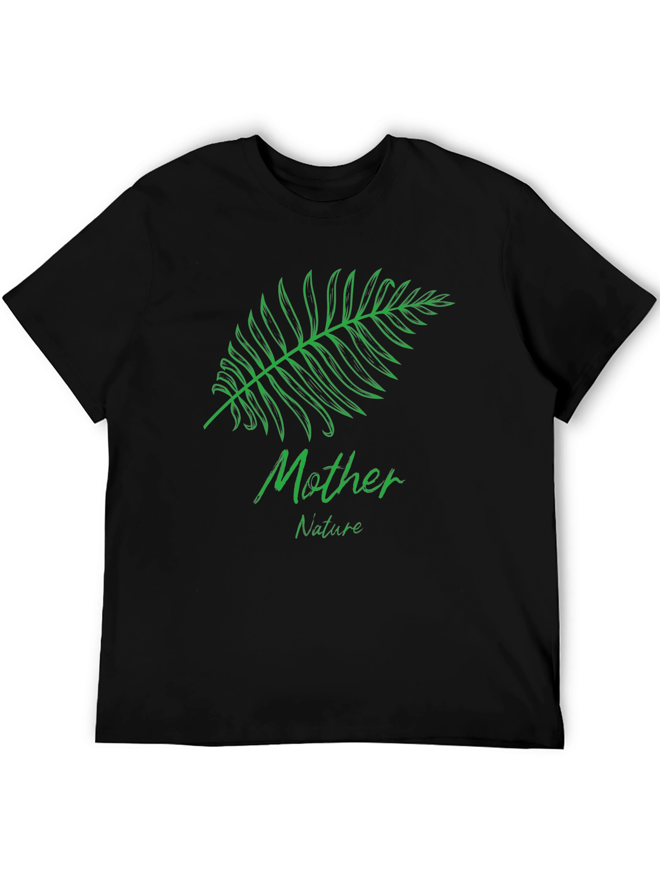 Mother Nature Graphic Black T-Shirt