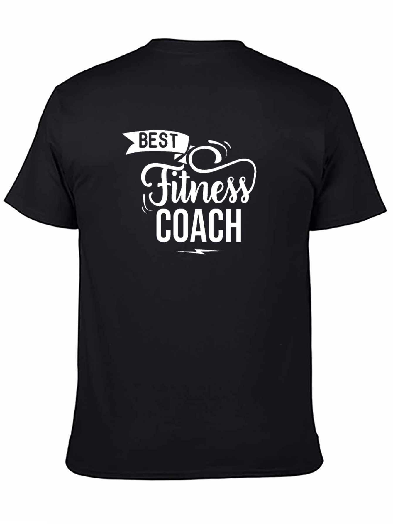 Best Fitness Coach Black T-Shirt