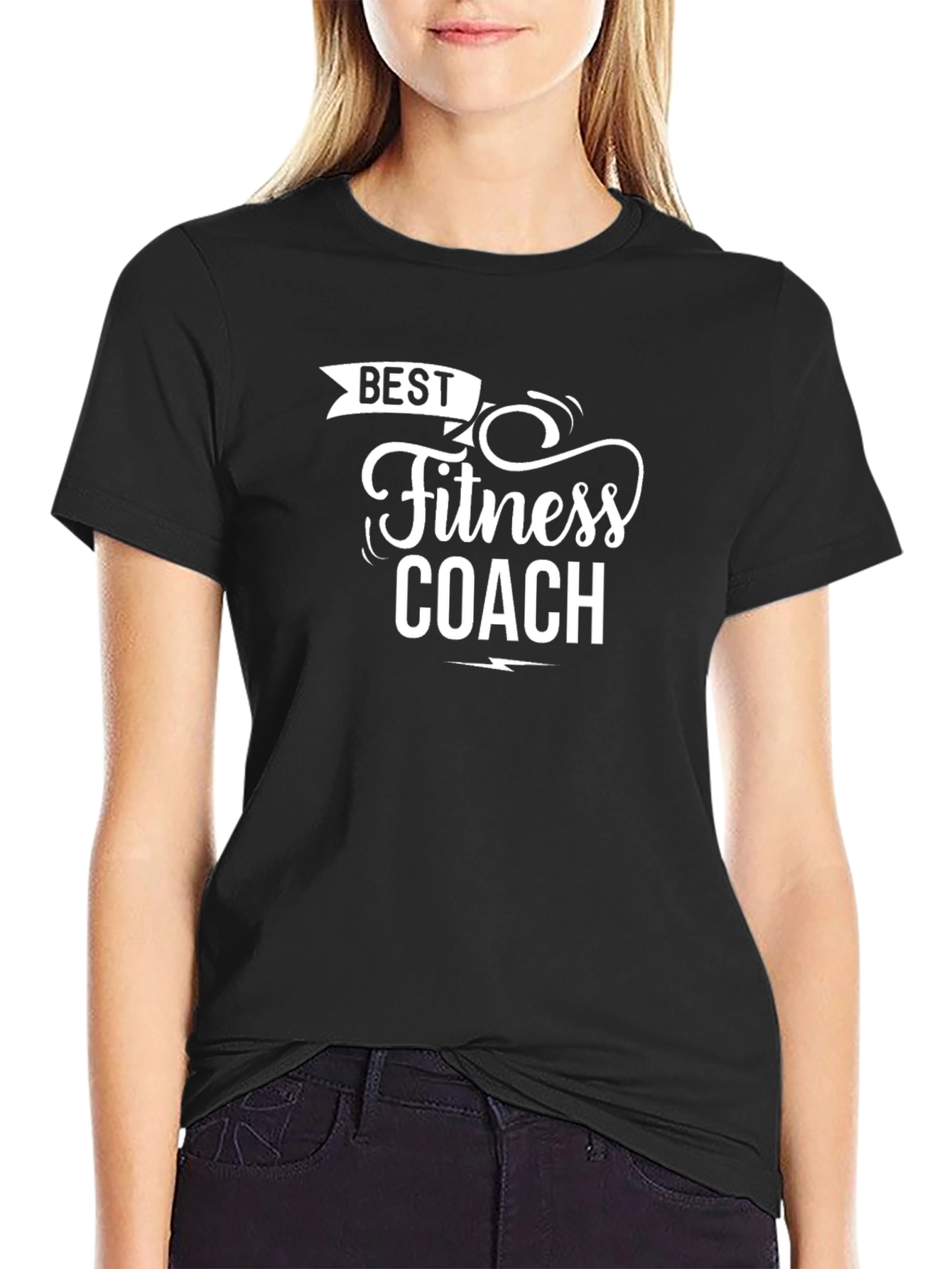 Best Fitness Coach Black T-Shirt