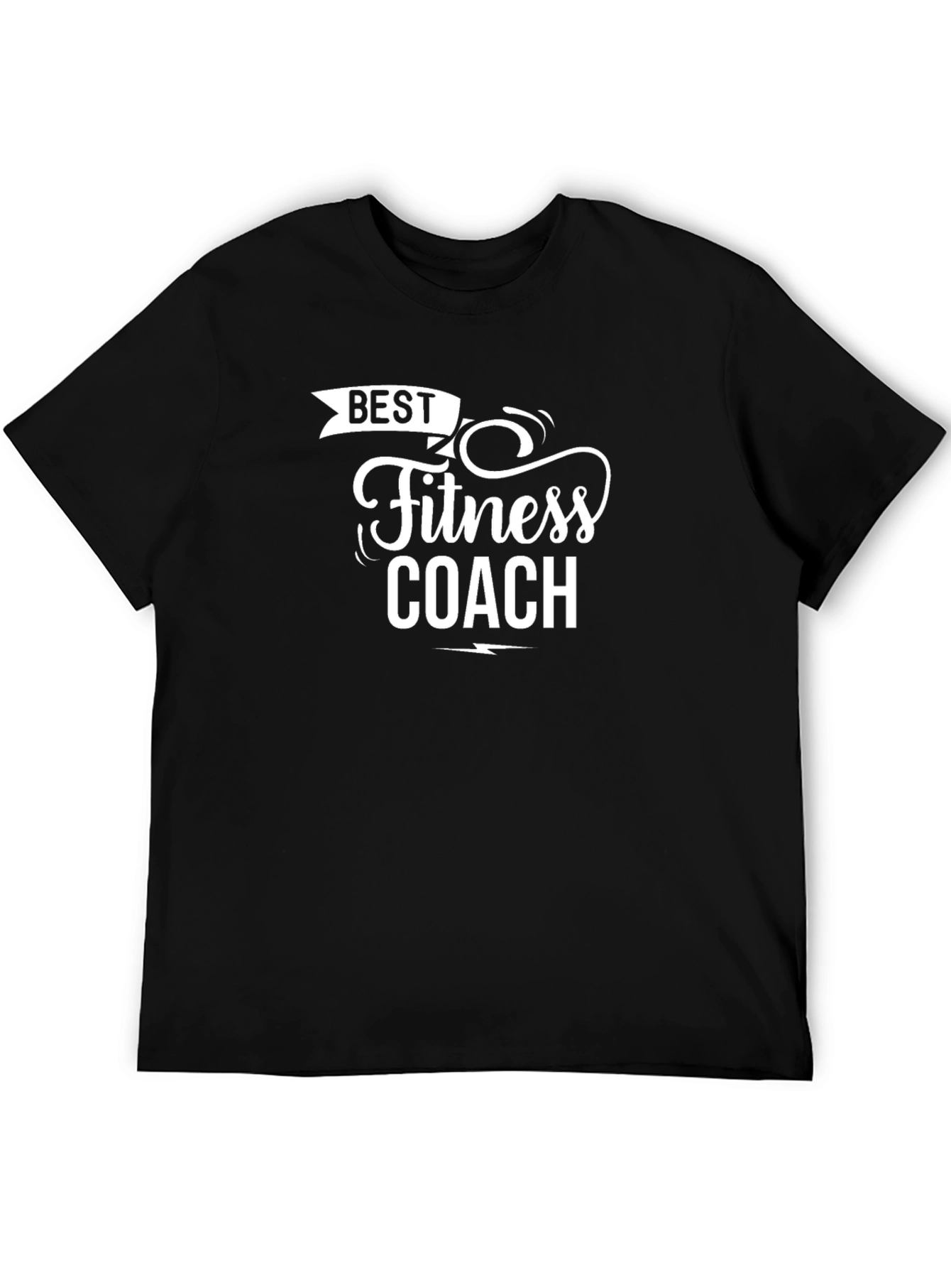 Best Fitness Coach Black T-Shirt