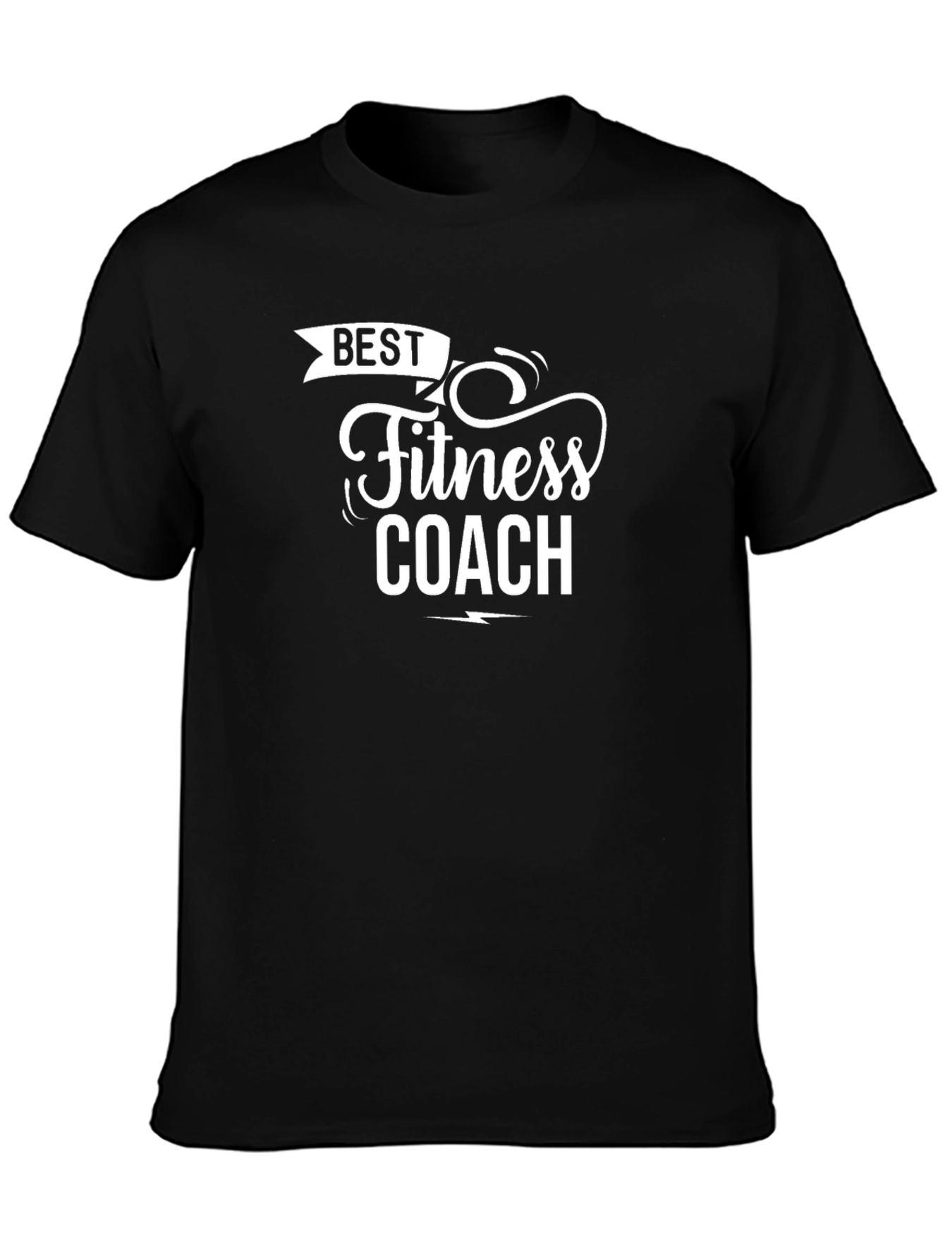 Best Fitness Coach Black T-Shirt
