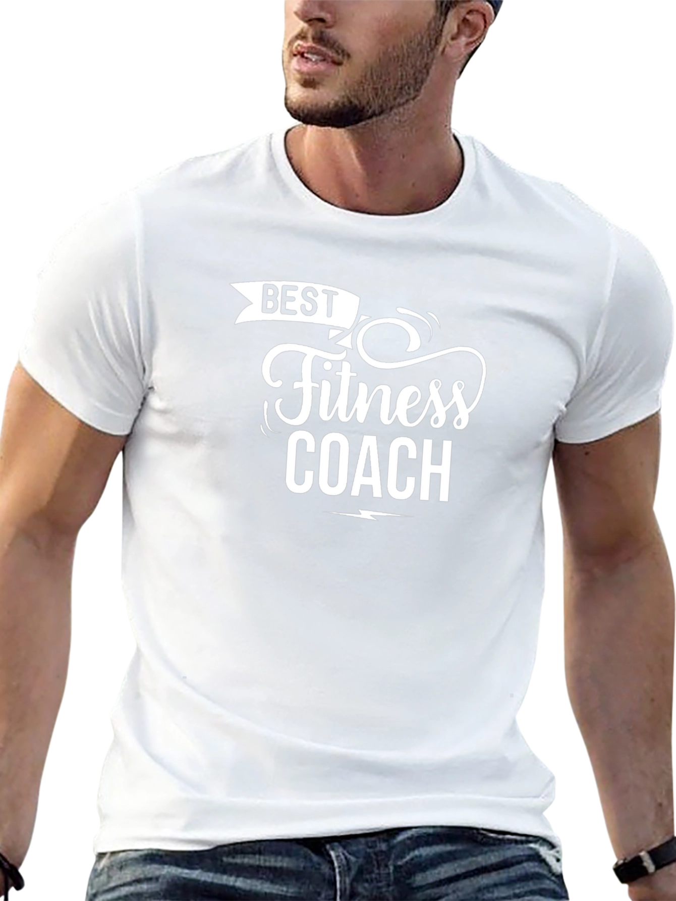 Best Fitness Coach Black T-Shirt