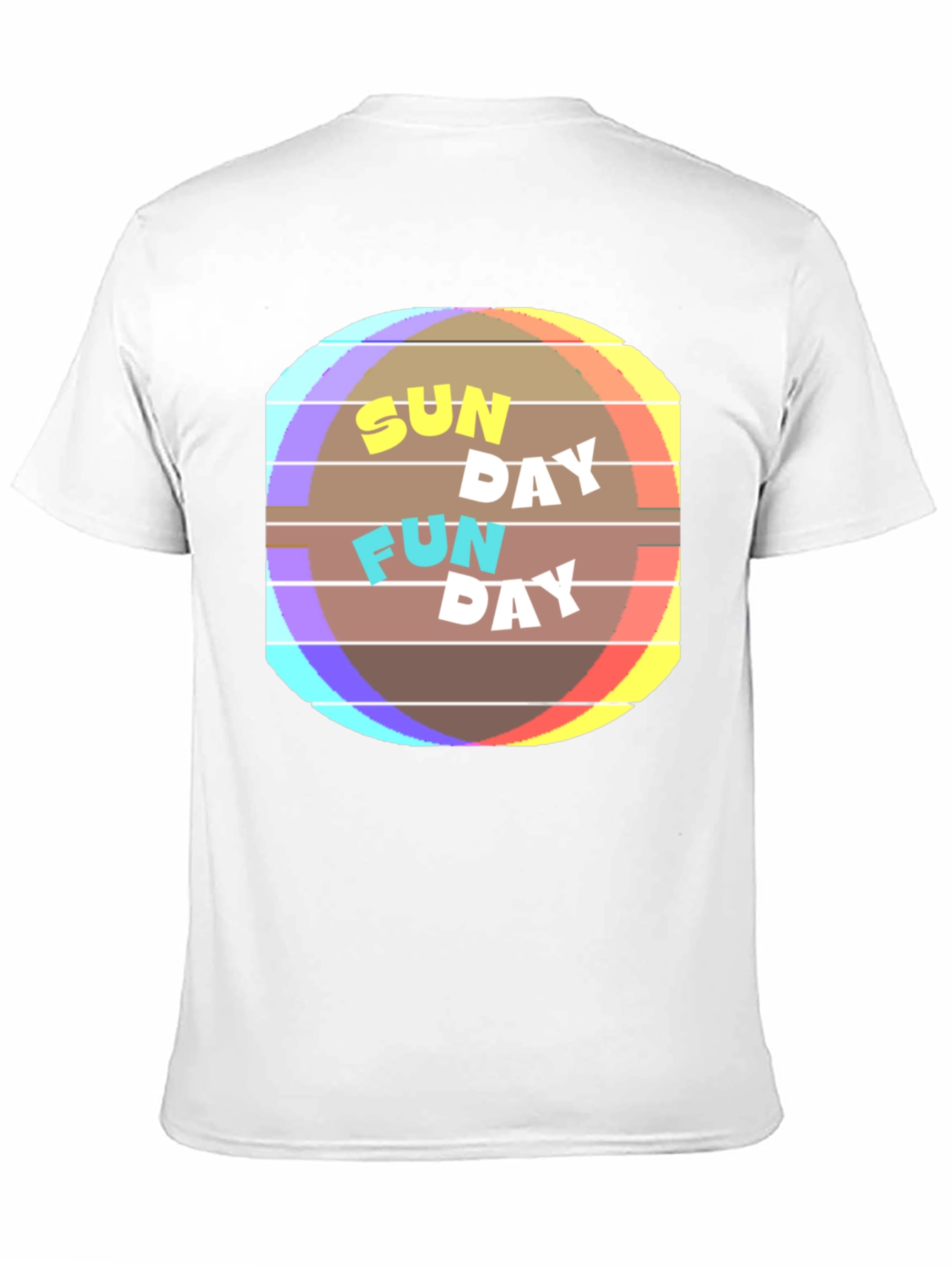 Sunday Fun Day Graphic Tee - Casual Black T-Shirt