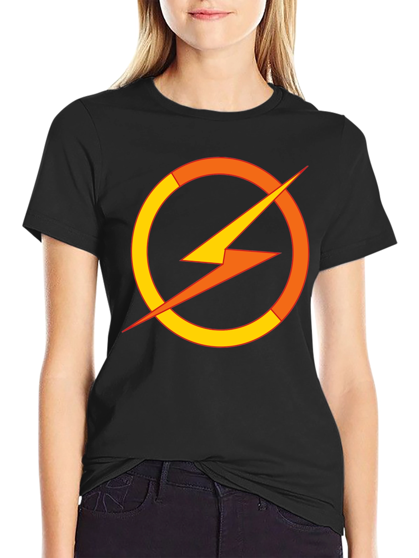 Flash Symbol Black T-Shirt