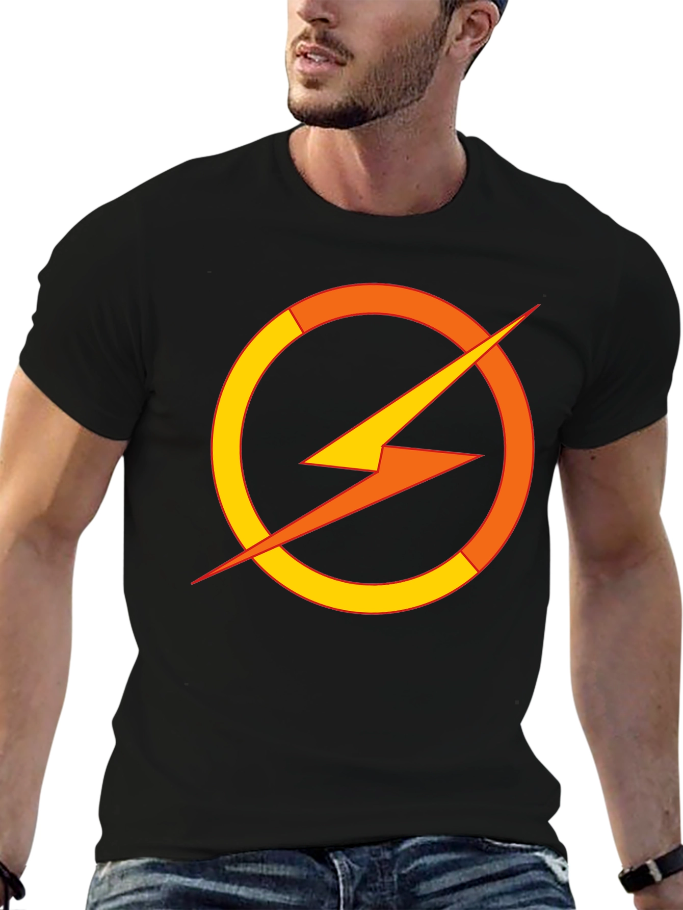 Flash Symbol Black T-Shirt