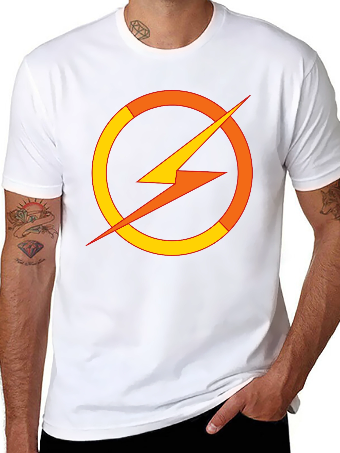 Flash Symbol Black T-Shirt
