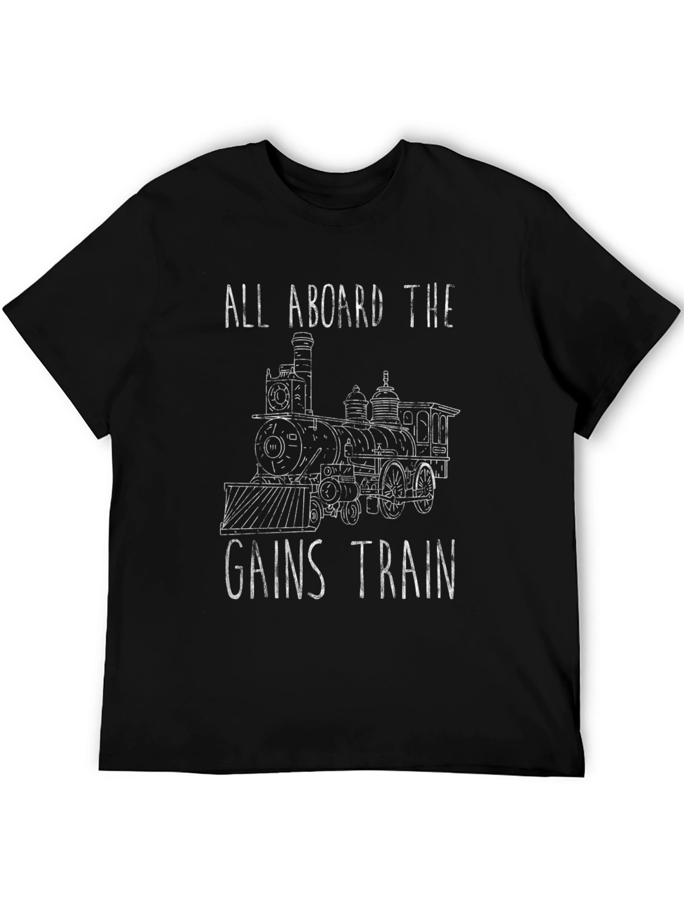 Gains Train T-Shirt - All Aboard Fitness