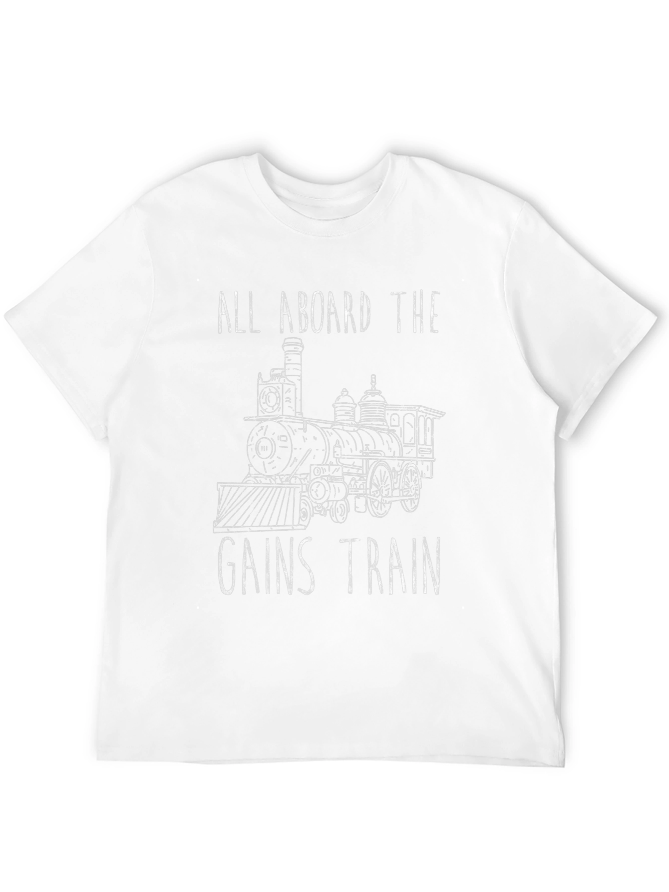 Gains Train T-Shirt - All Aboard Fitness