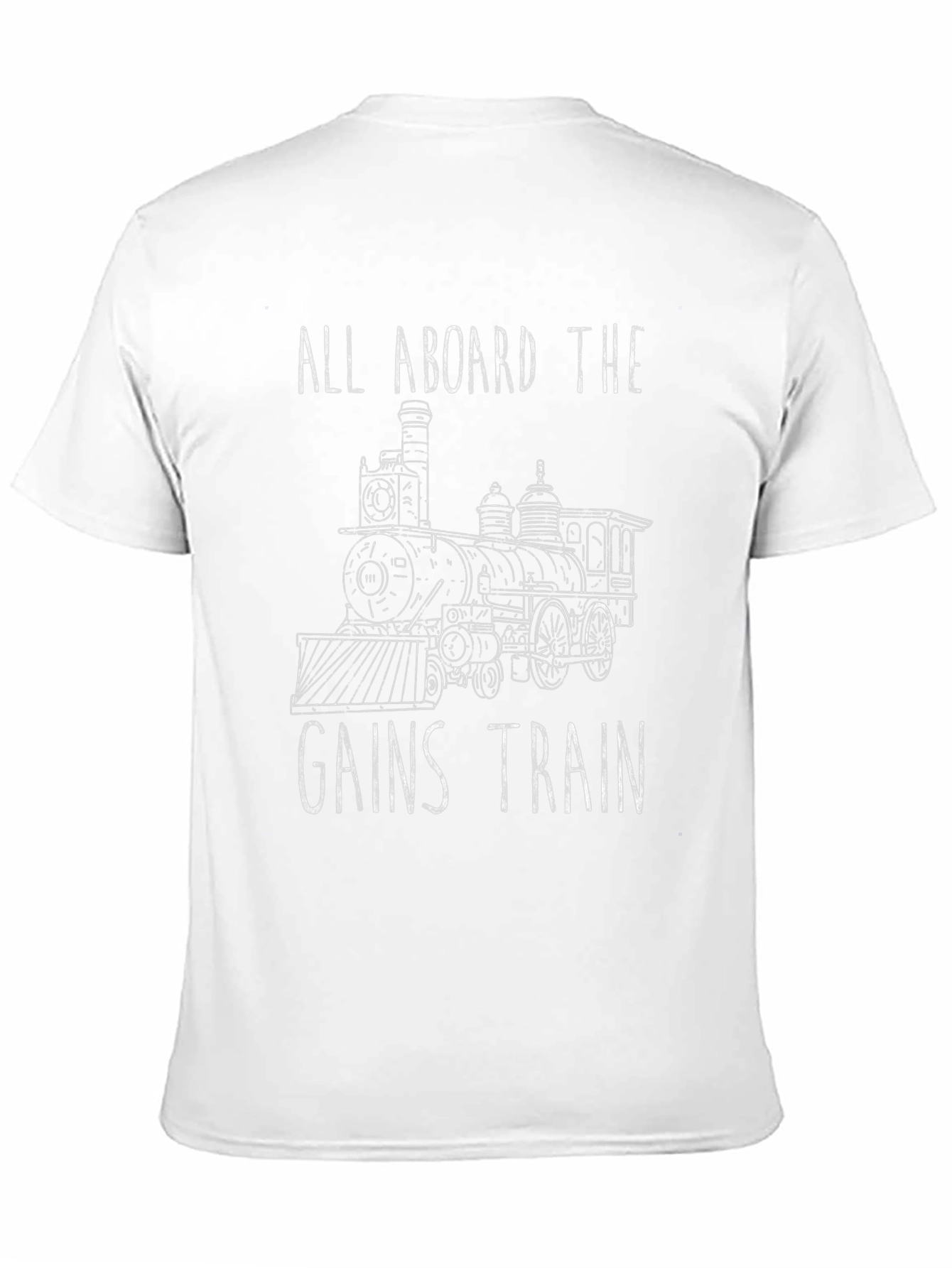 Gains Train T-Shirt - All Aboard Fitness