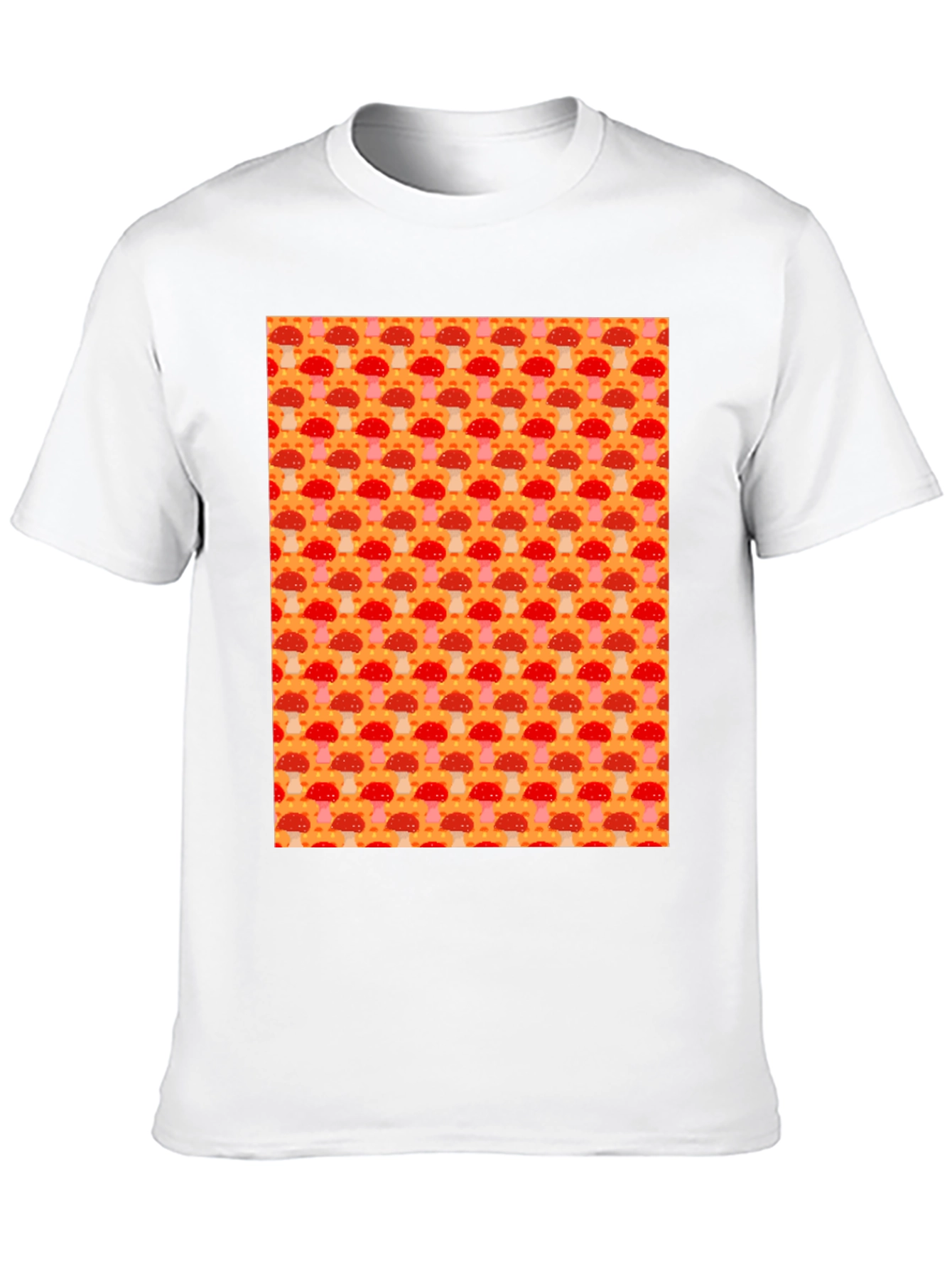 Mushroom Pattern Tee - Funky & Fun