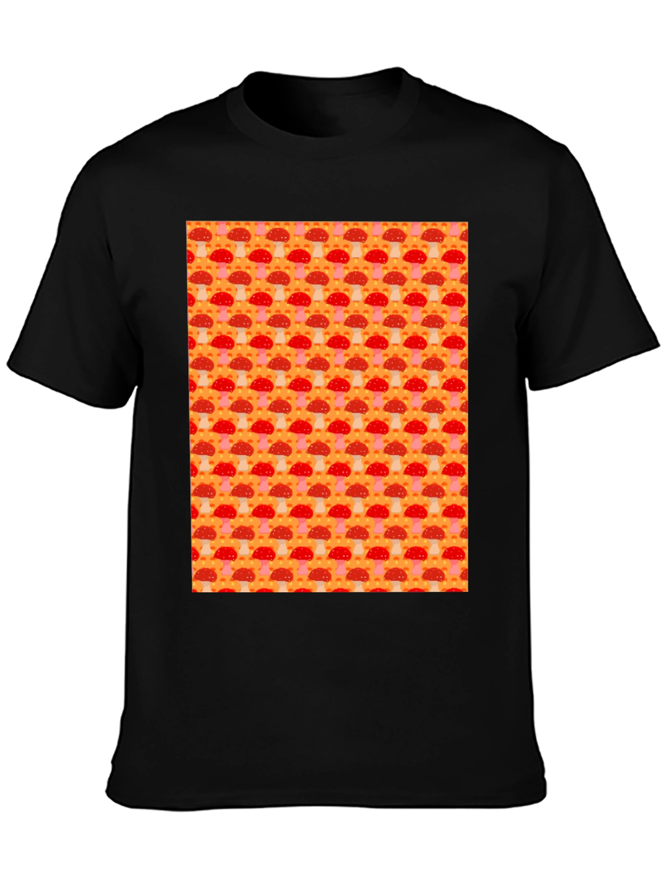 Mushroom Pattern Tee - Funky & Fun