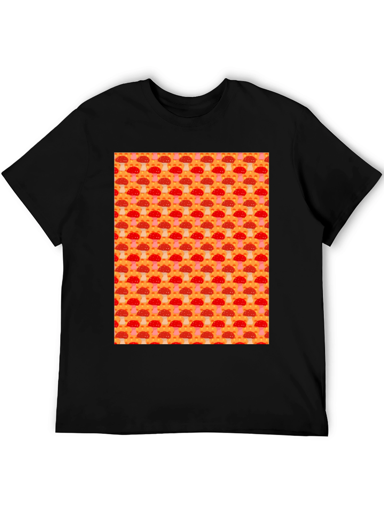 Mushroom Pattern Tee - Funky & Fun