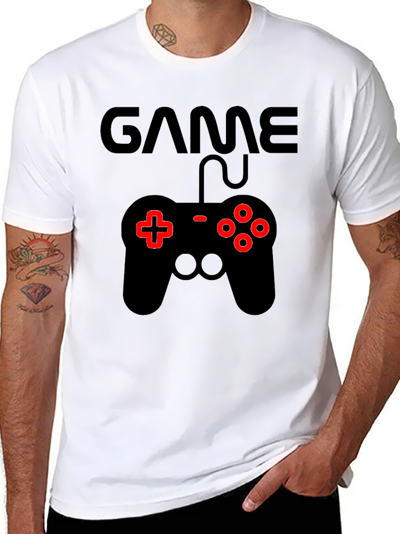 Gamer Graphic Tee - Console Controller Design