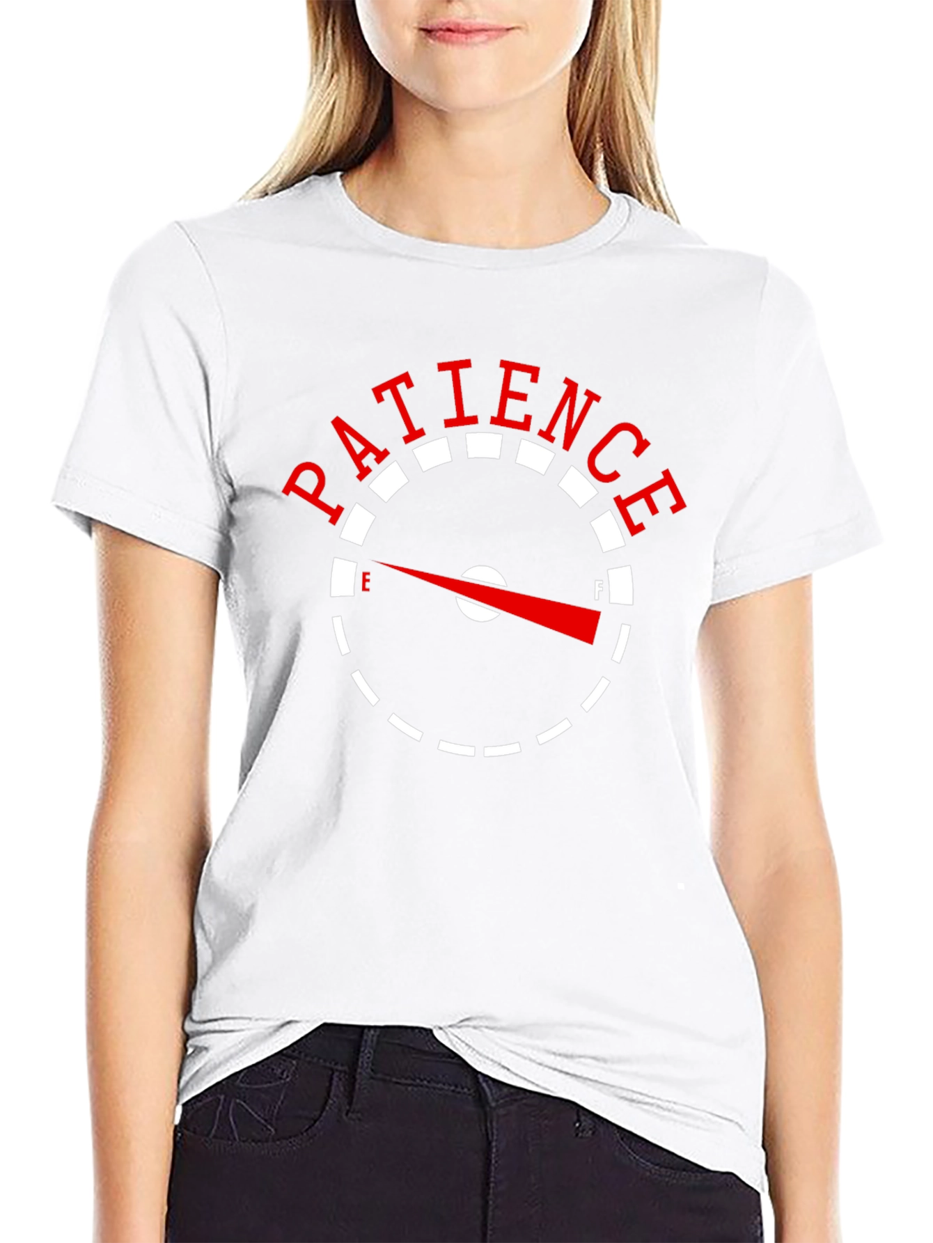 Patience Gauge Graphic Tee - Full Tank