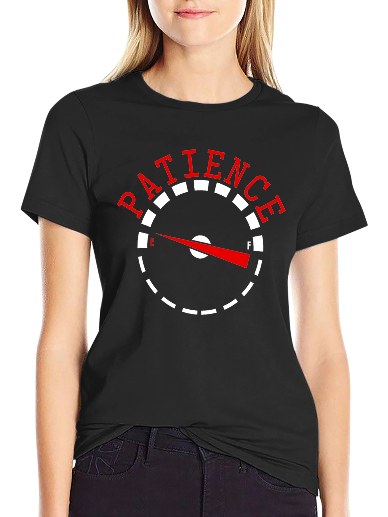 Patience Gauge Graphic Tee - Full Tank