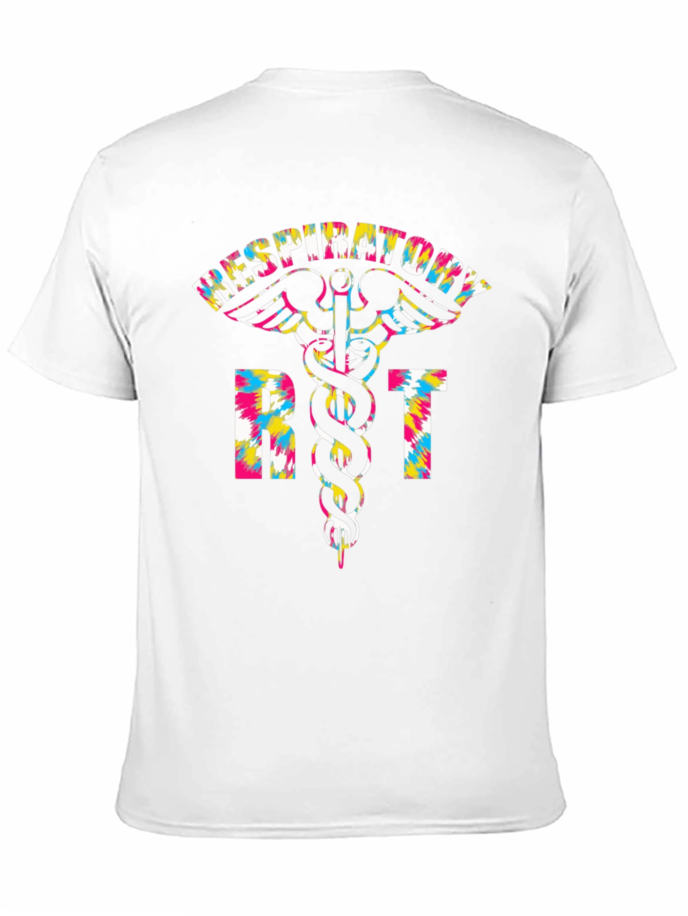 Respiratory Therapist RT Tie Dye Graphic T-Shirt