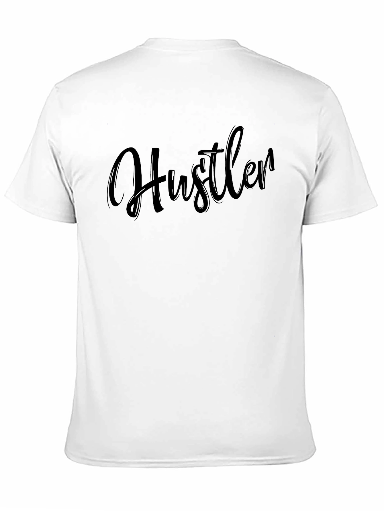 Mens Black Hustler Graphic T-Shirt