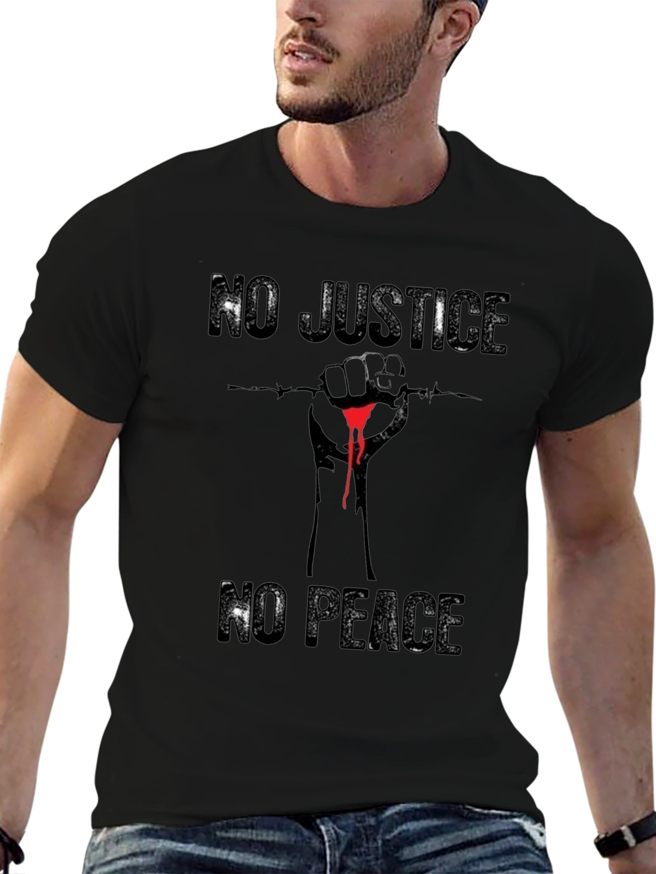 No Justice No Peace Graphic Tee
