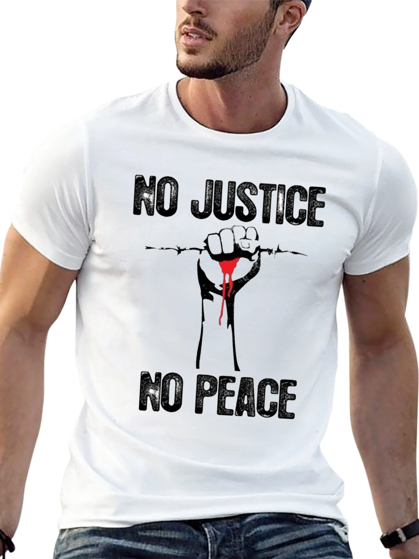 No Justice No Peace Graphic Tee